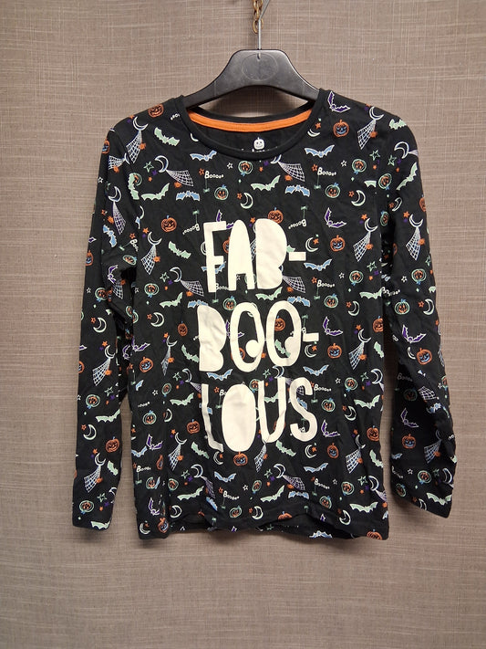 Nutmeg Boys Fab-boo-lous Halloween Theme Longs Sleeve T-Shirt Age 11-12 Years