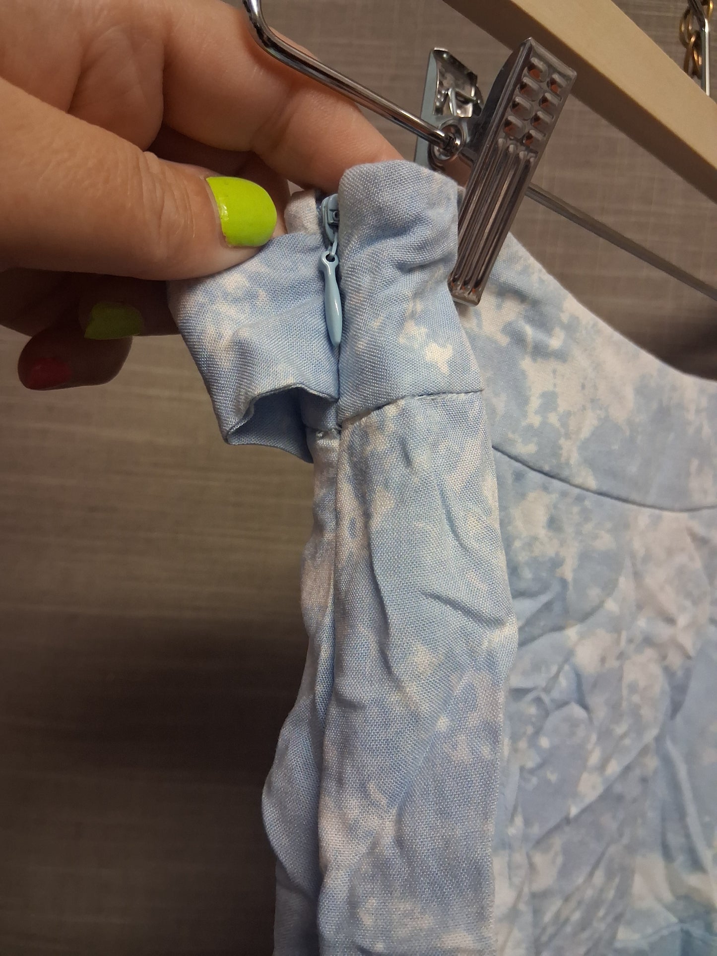 New Look Girls Blue Tie Dye Skorts Age 13 Years