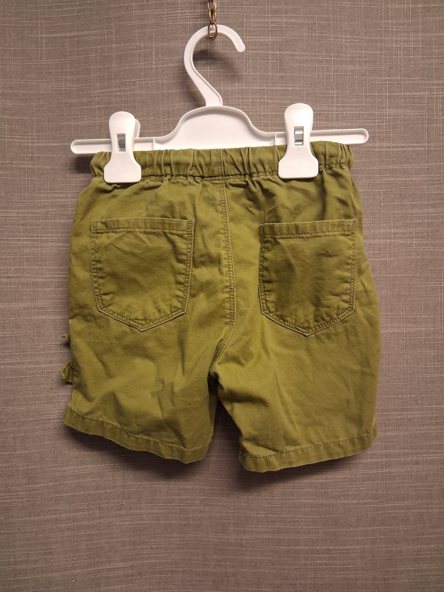 Next Boys Khaki Green Chino Dinosaur Theme Shorts Age 2-3 Years