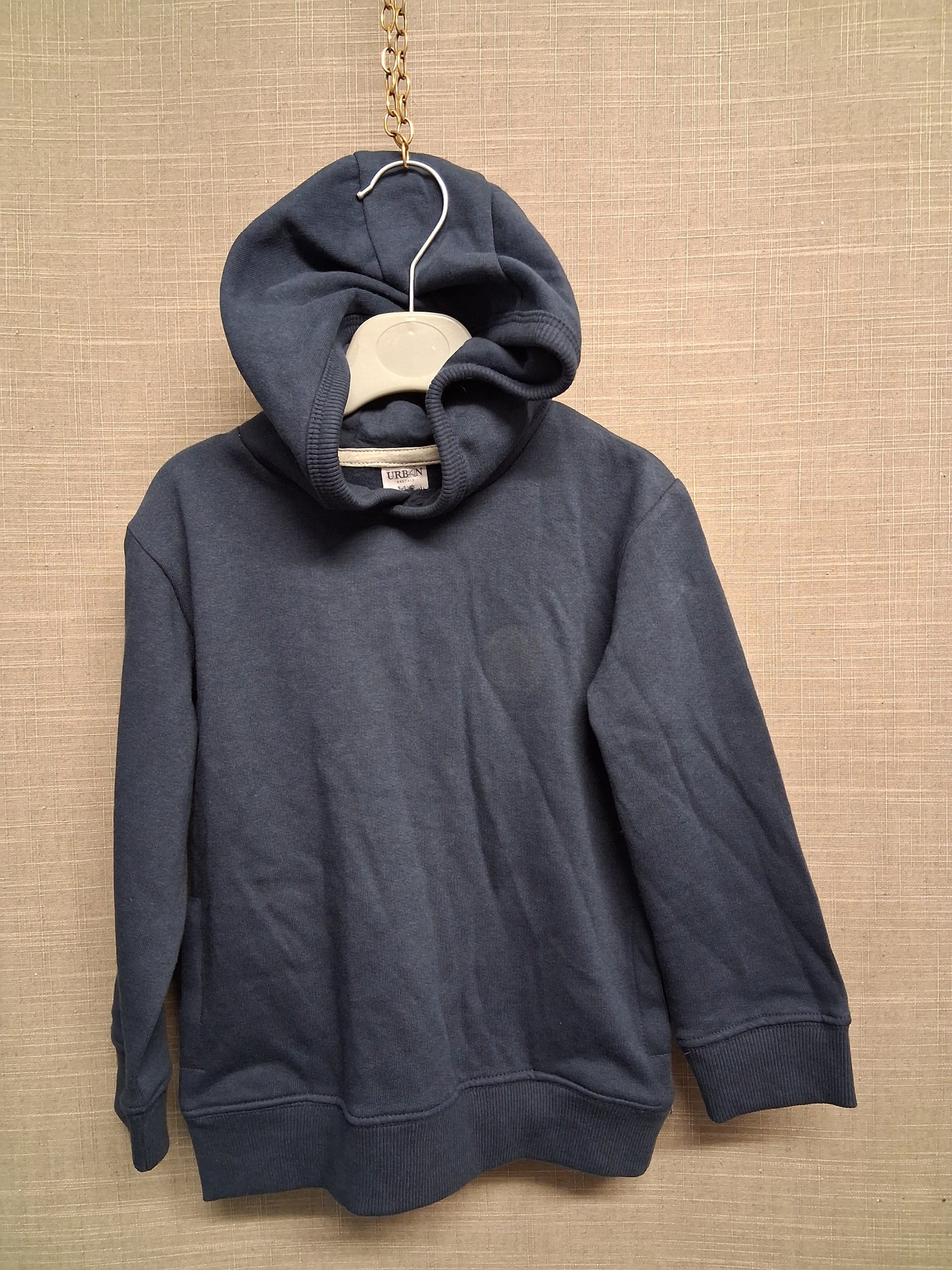 Urban Basics Peacocks Navy Blue Hoodie Age 3-4 Years New