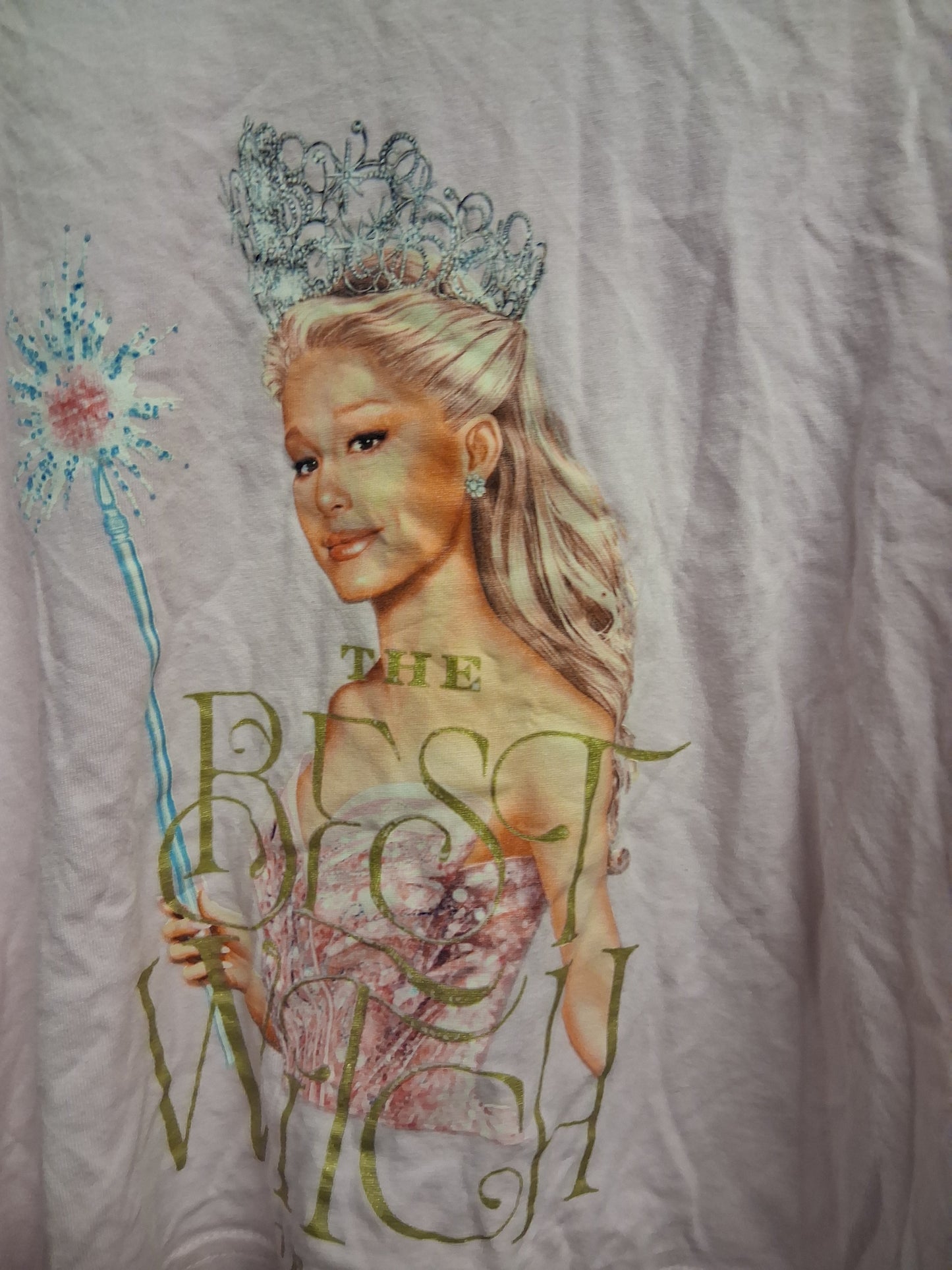 George Wicked Glinda Pink Crop T-Shirt Age 8-9 Years