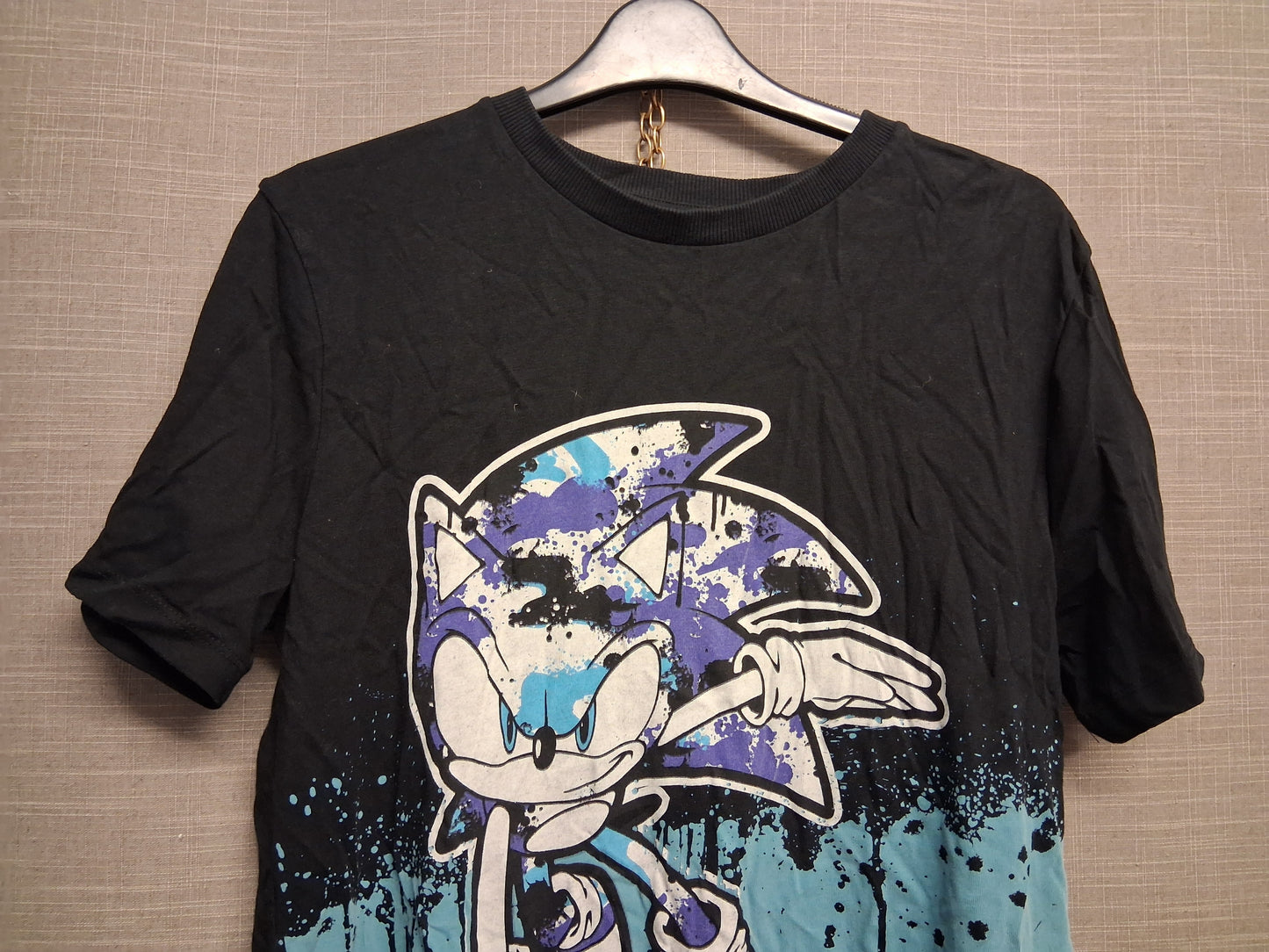 Next Boys Navy Blue Sonic The Hedgehog T-Shirt Age 16 Years