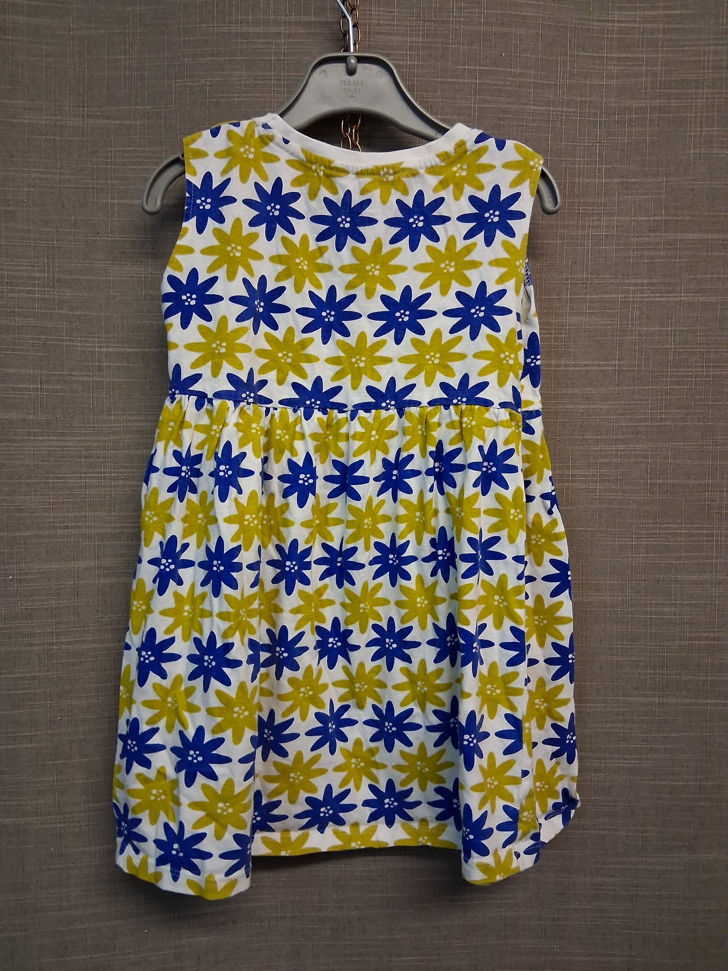 Hullabaloo Girls Green Blue Sleeveless Sundress Age 5-6 Years