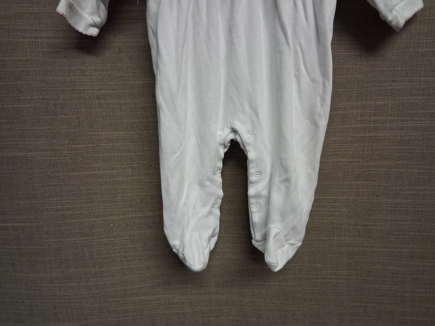 Mini la mode Peter Rabbit Sleepsuit Outfit Romper White Age Newborn
