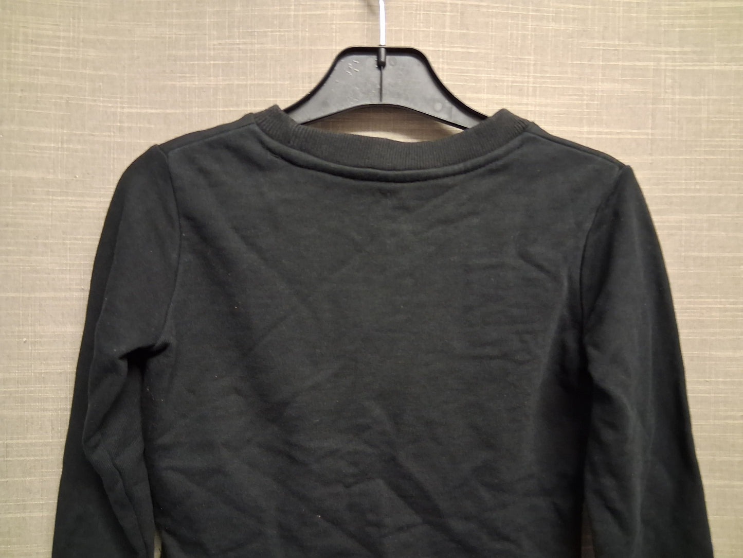 Juicy Couture Girls Black Cropped Sweater Long Sleeve Age 7/8 years