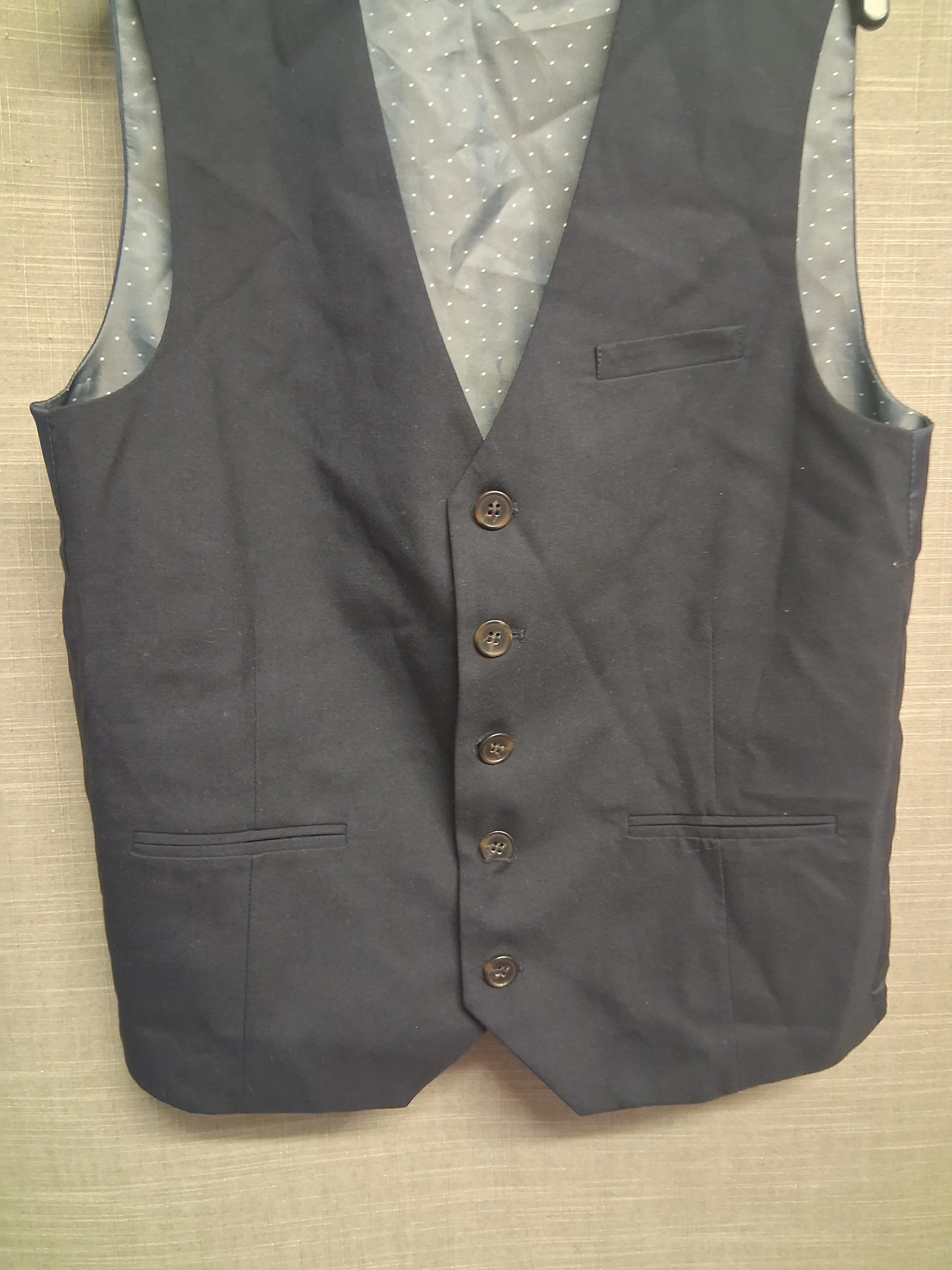 Next Waistcoat Boys Navy Blue Smart Age 14 Years