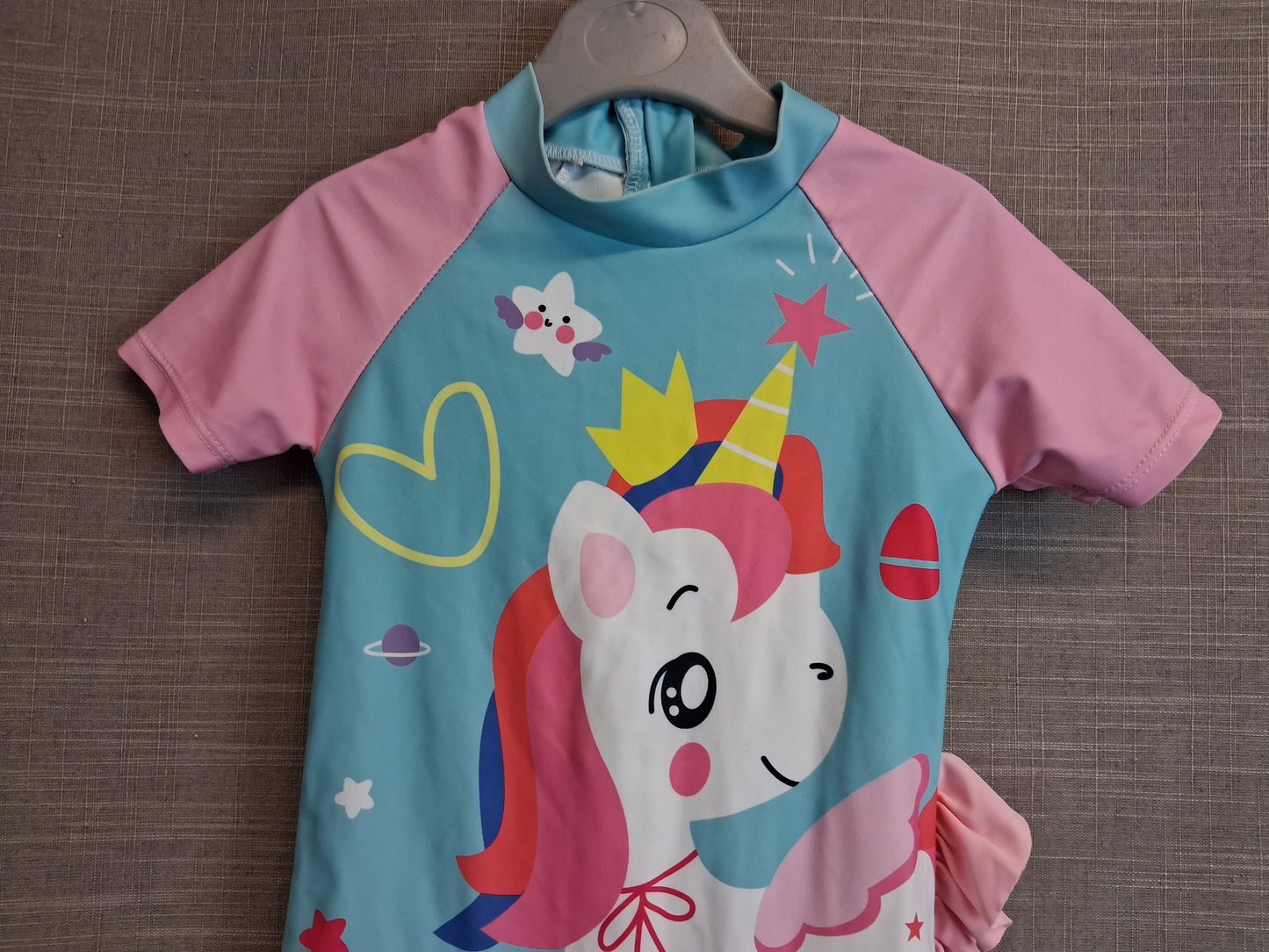Shein Girls UV Swimsuit One Piece Unicorn One Age 2-3 Years