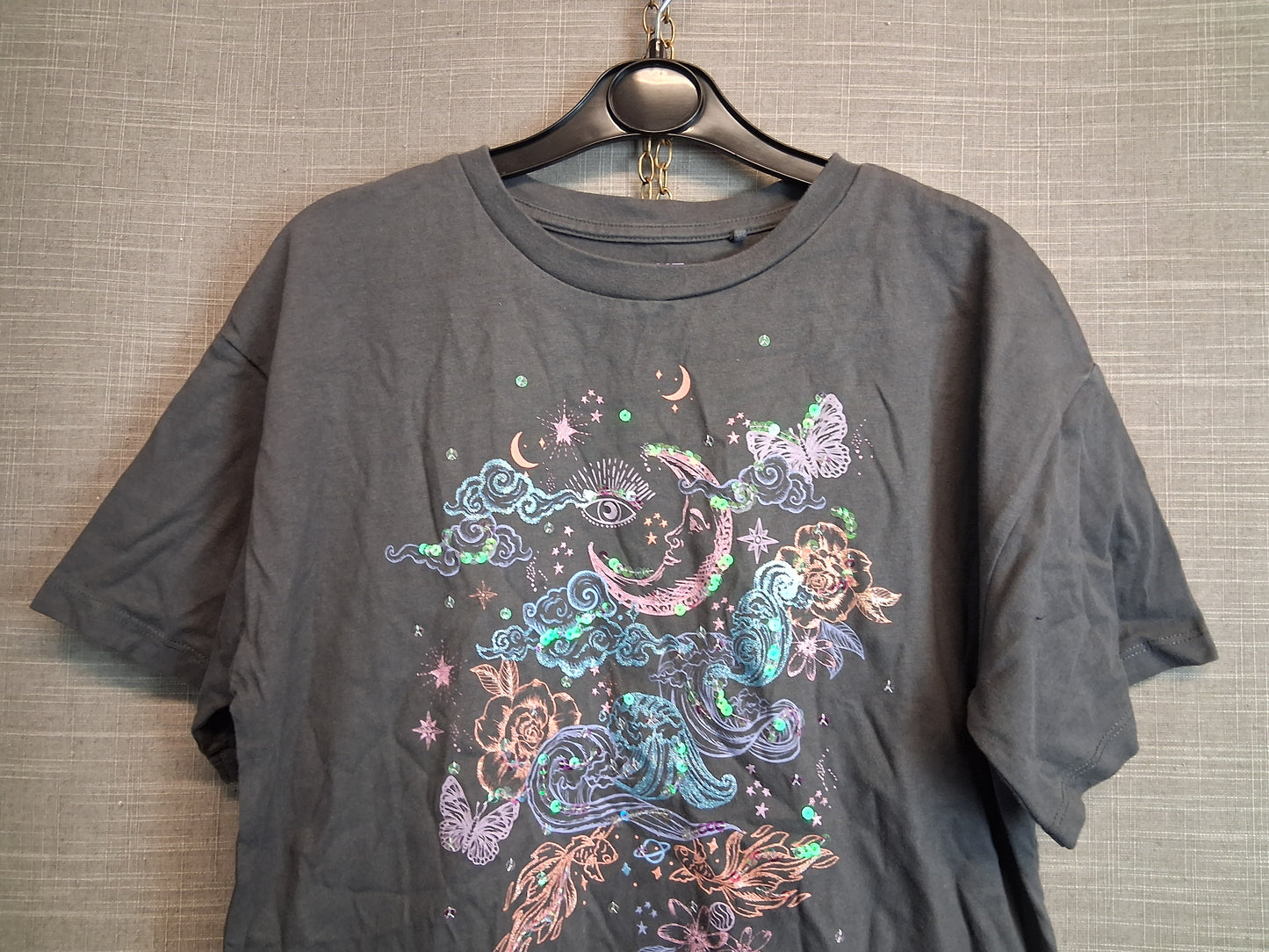 Next Girls Grey T-Shirt Age 10 Years