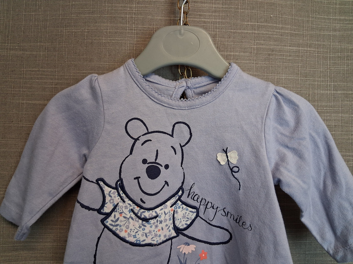 Disney Girls Winnie the Pooh Long Sleeve Top Lilac Age Tiny Baby