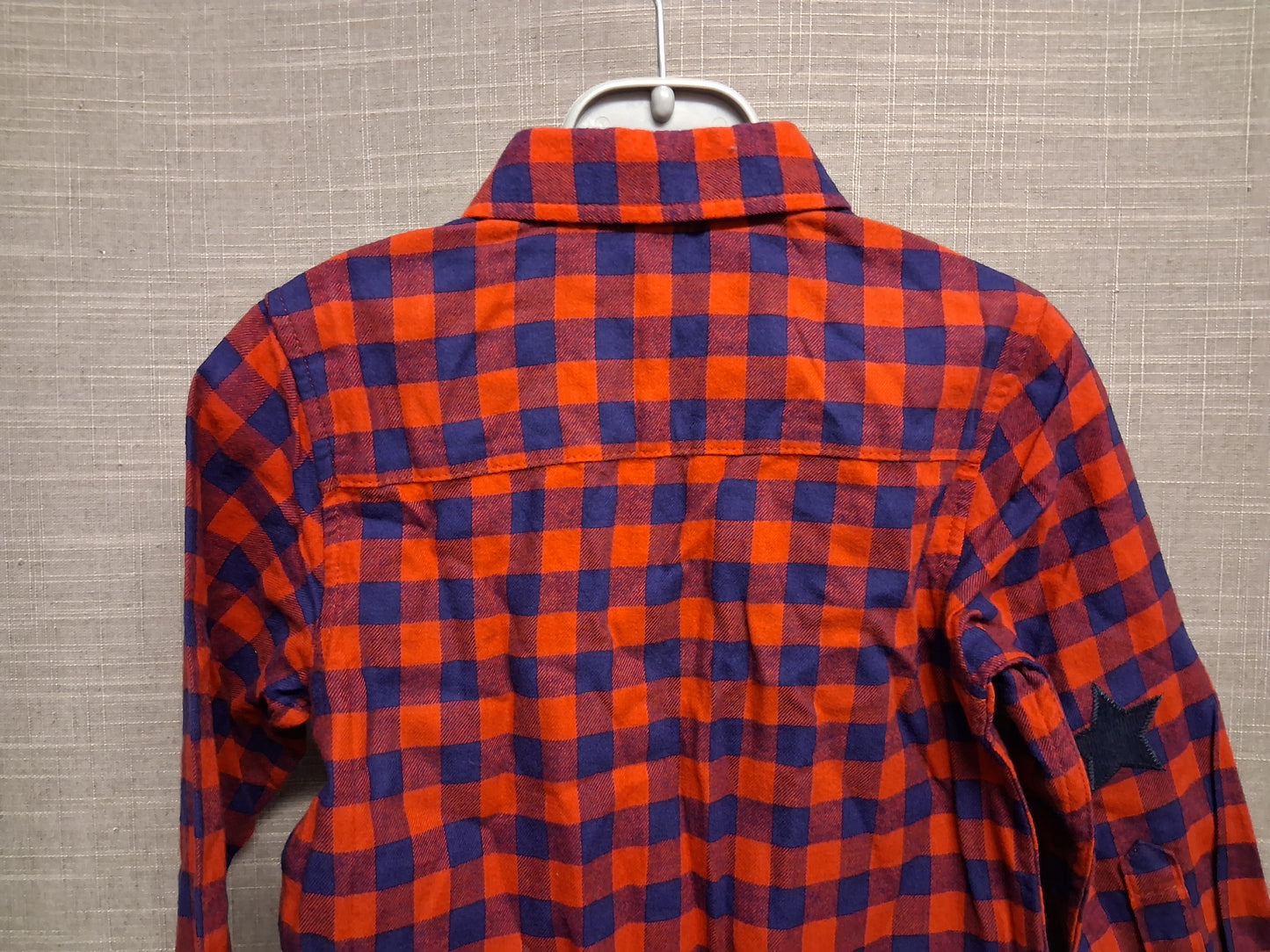 Next Boys Red Blue Check Long Sleeve Shirt Age 18-24 Months New