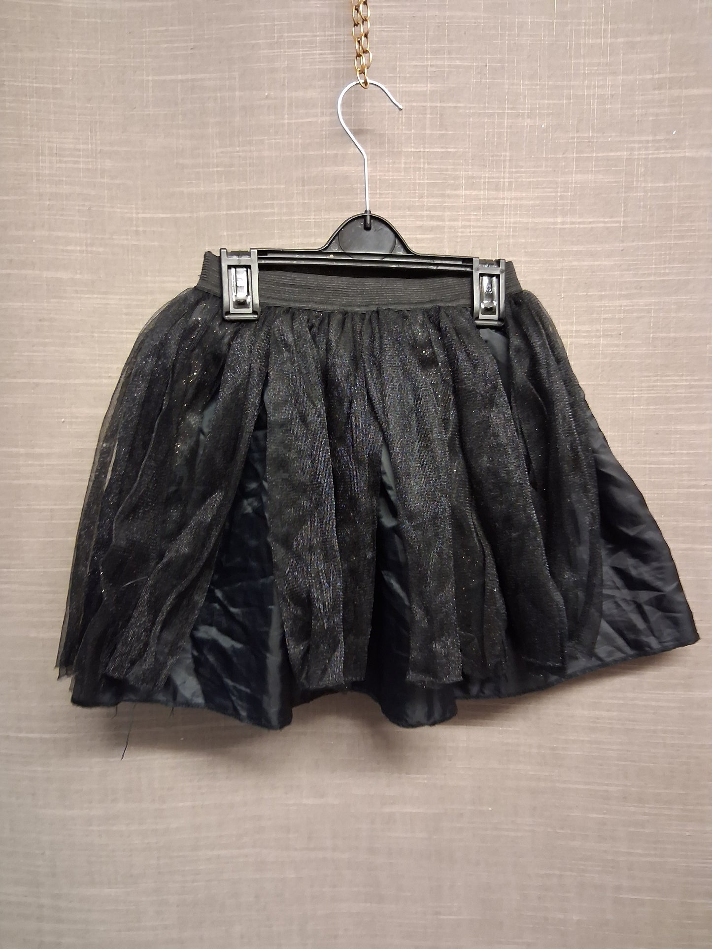 George Halloween Tutu Skirt Black Gold Stars Age 7-8 Years