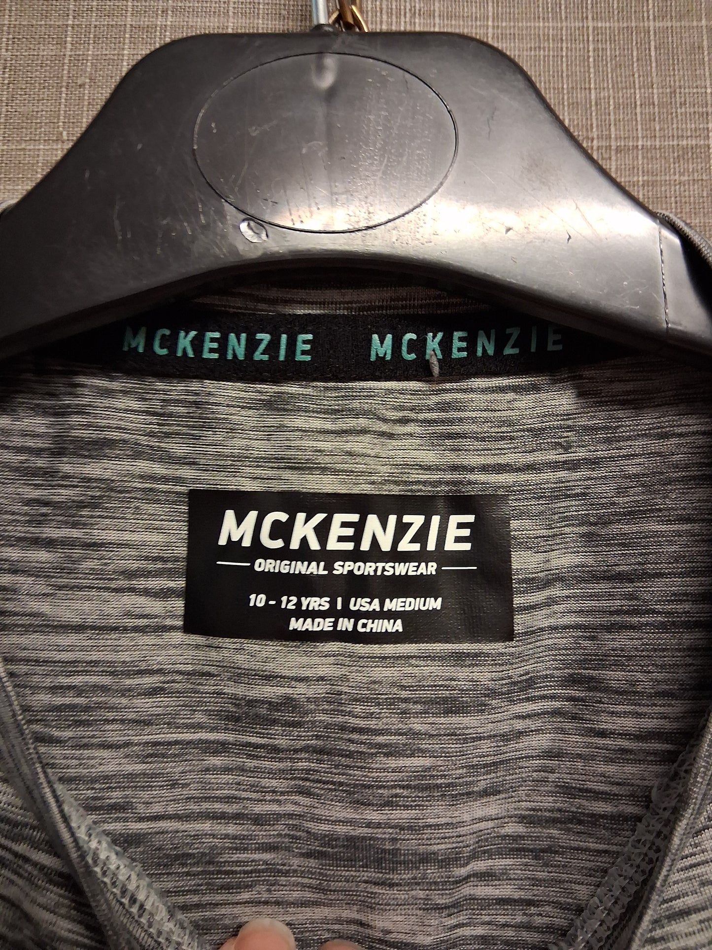 Mckenzie Boys Grey Short Sleeve  T-Shirt Age 10-12 Years
