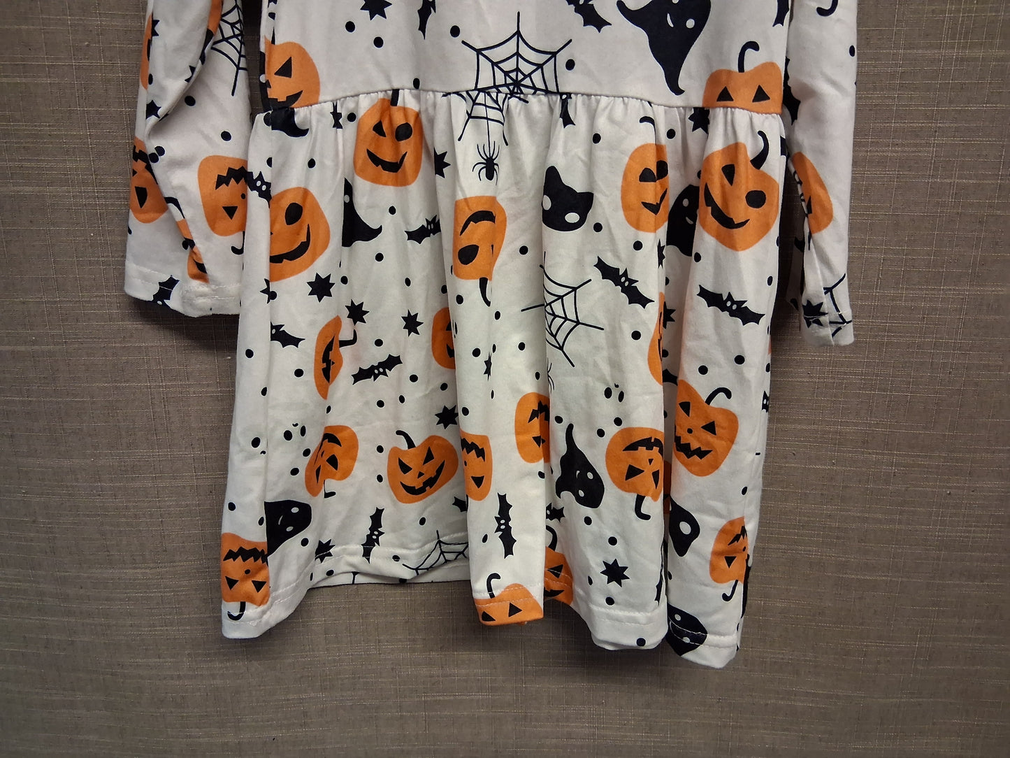 Shein Girls Halloween A Line Long Sleeve Dress Age 2-3 Years