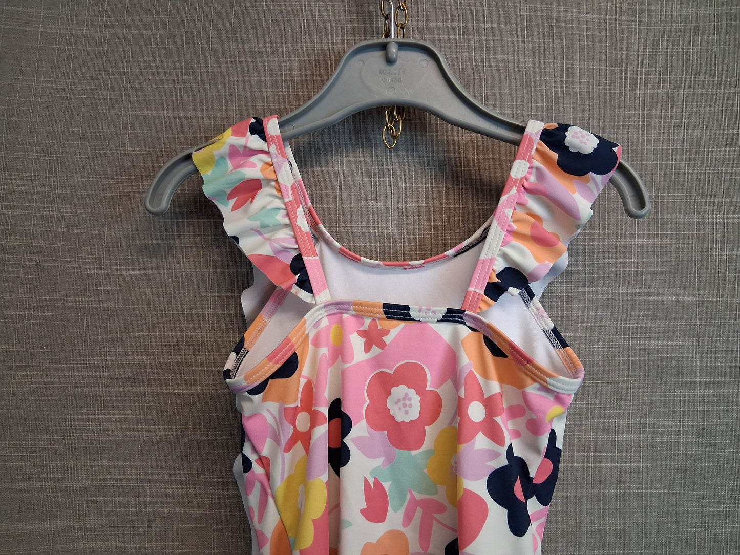 F&F Girls One Piece Swimsuit Age 4-5 Years Floral Multicolour