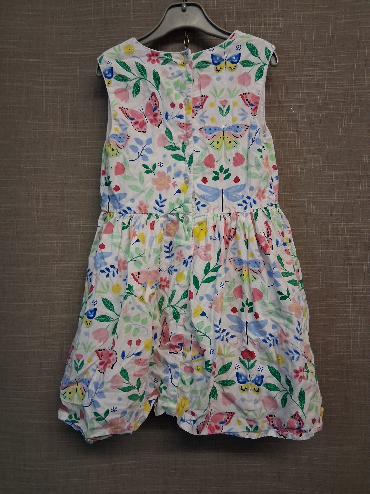 Nutmeg Girls Floral A Line Summer Dress Age 6-7 Years
