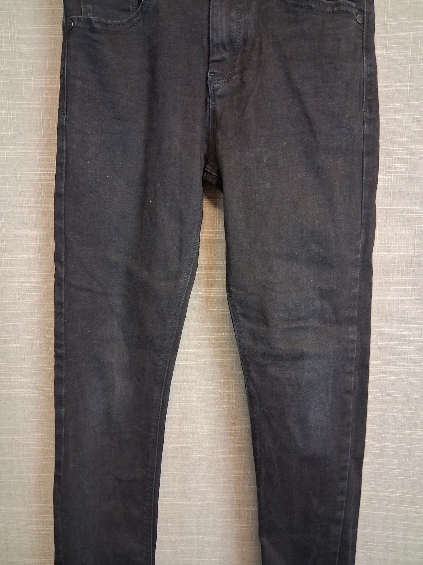 Next Boys Black Denim Jeans Age 10 Years Skinny Fit