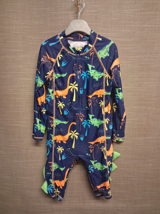 Originals Boys Dinosaur One Piece UV Swimsuit Age 4-5 Years