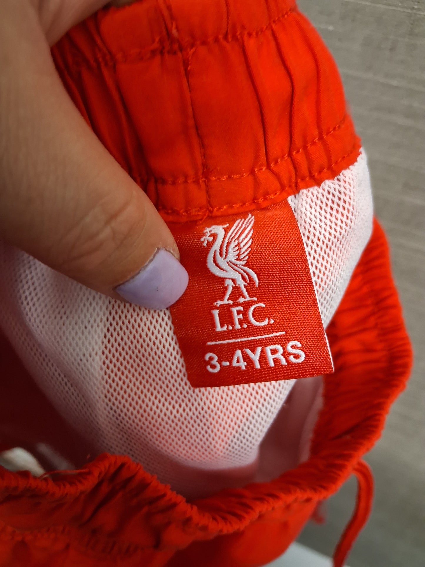 Liverpool Football Club Swim Shorts Red Boys Age 3-4 Years