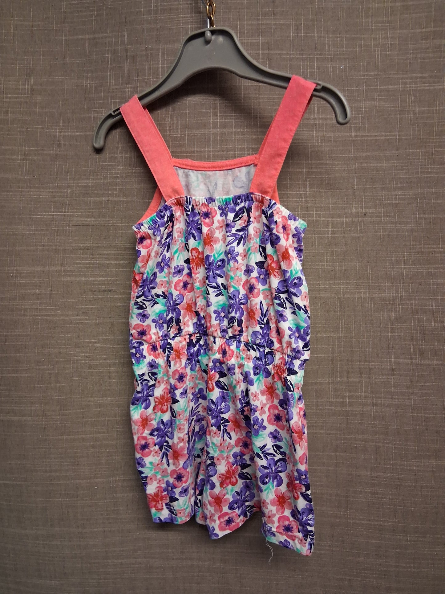 George Girls Multicolour Floral Jersey Playsuit Age 2-3 Years