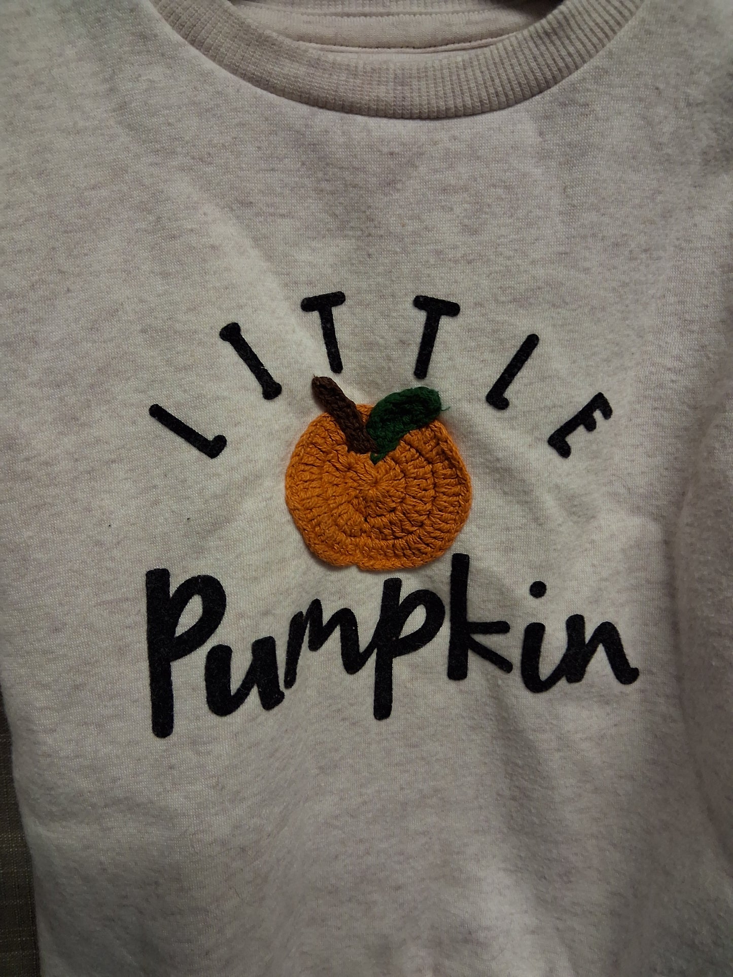 F&F Halloween Sweater 'Little Pumpkin' Age 12-18 Months