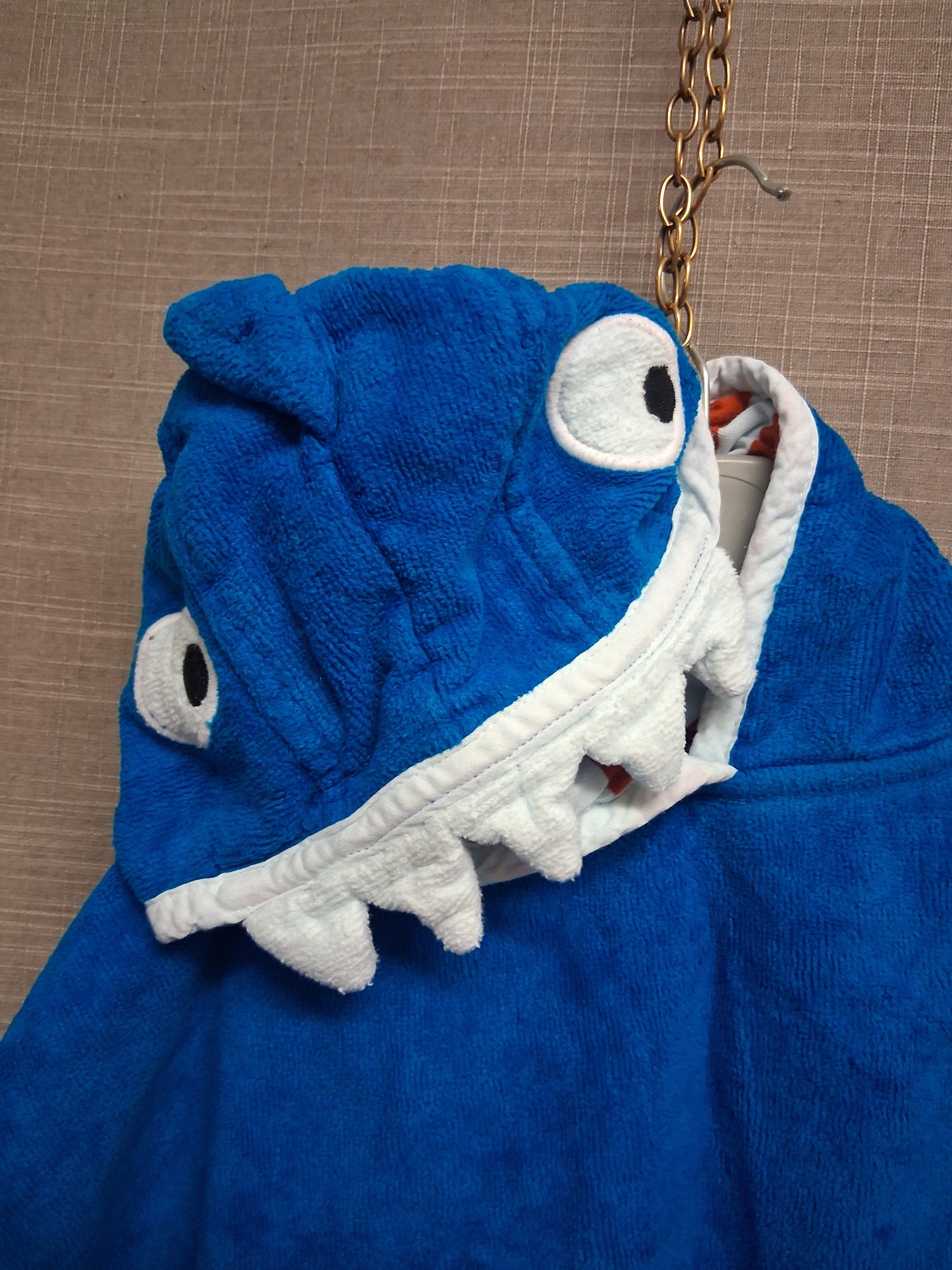 Next Shark Theme Hooded Towel Beach Holiday Age 9 months - 2 Years
