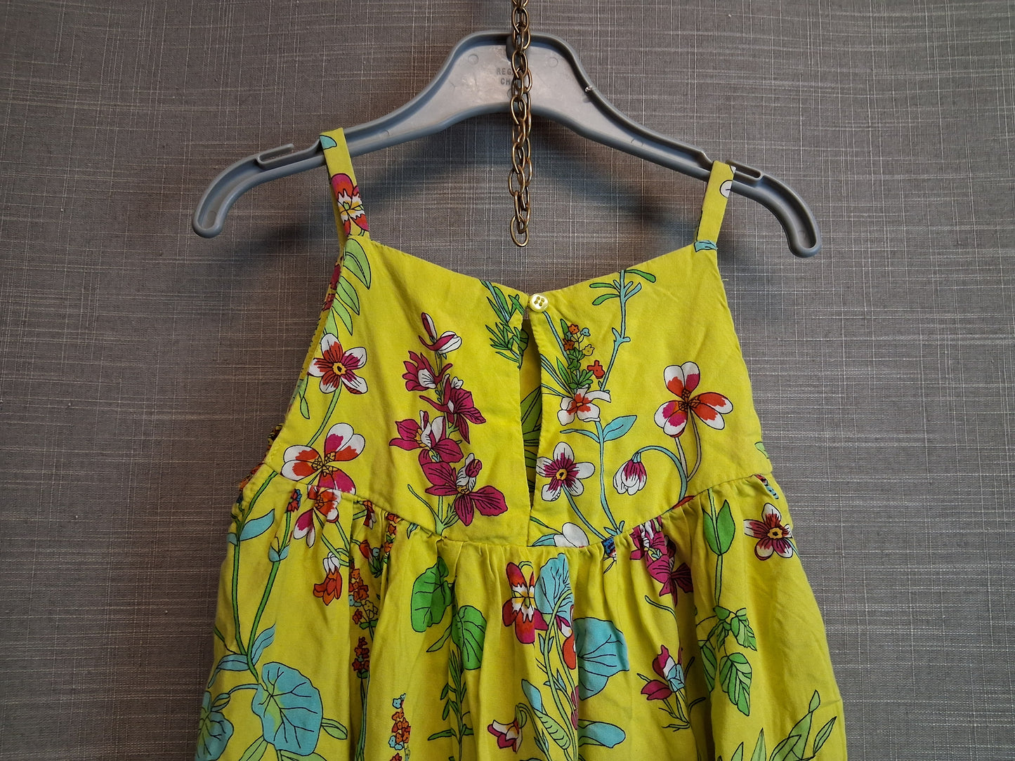 Next Yellow Floral Sundress Strappy Age 5 Years