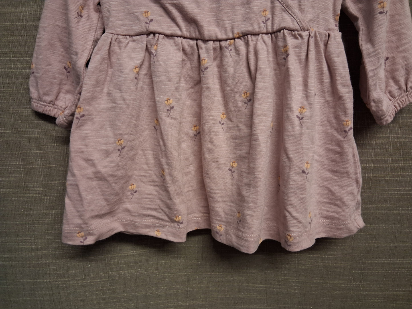 Next Pink Floral Jersey A Line Dress Age 3-6 Months