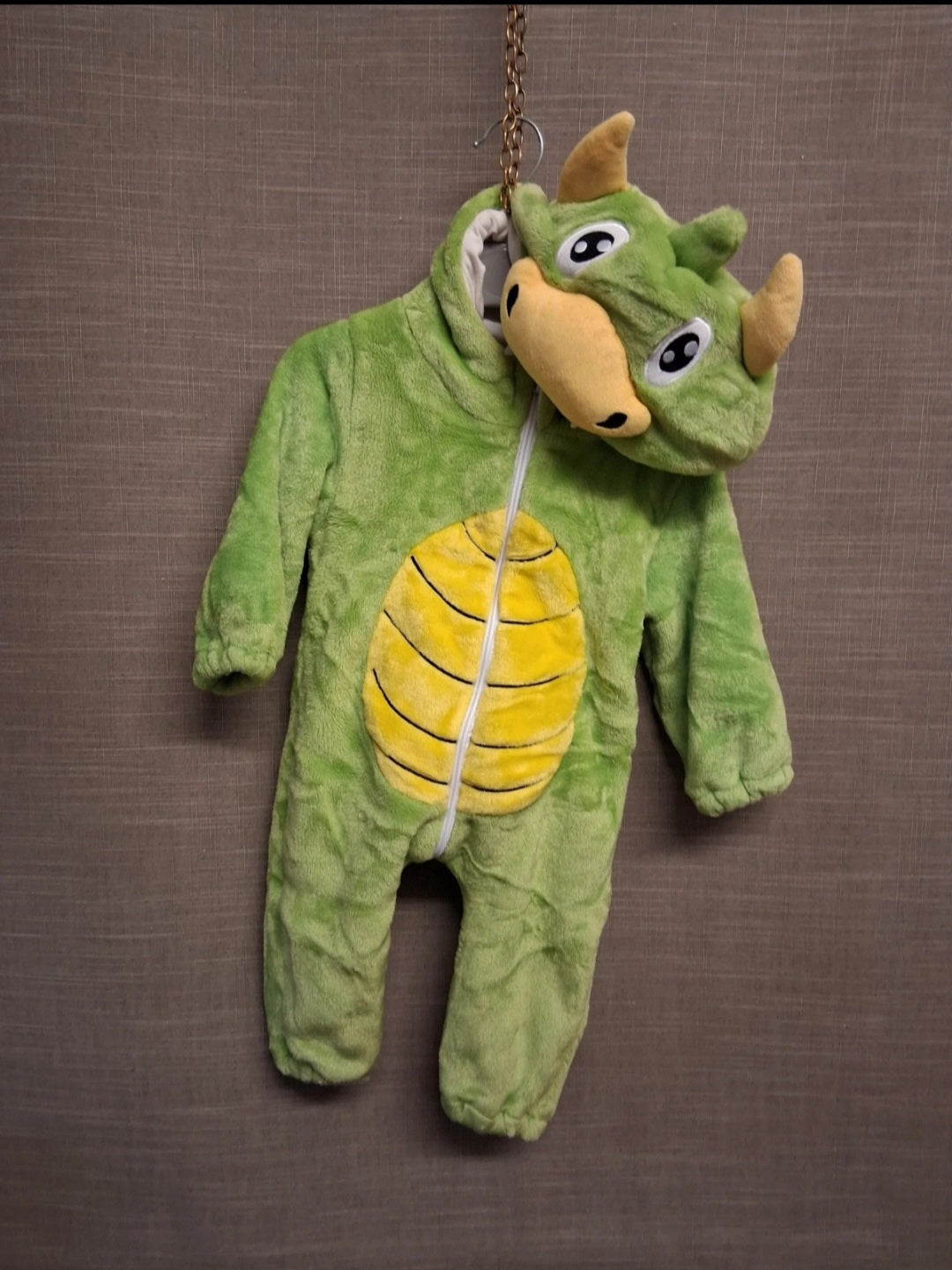 Michley Baby Boys Green Dragon Onesie All In One Age 6-9 Months