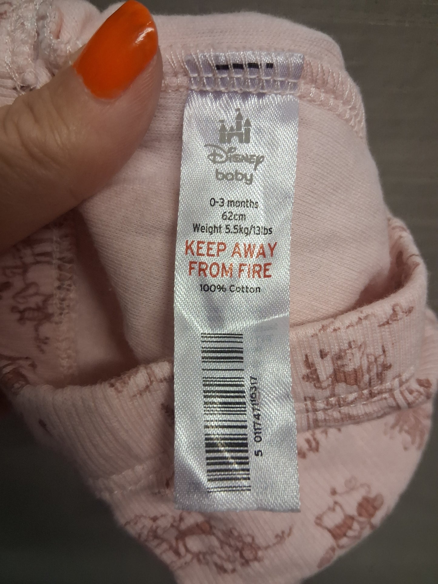Disney Baby Girl Winnie the Pooh Pink 2 Piece Outfit Top & Trousers Age 0-3 Months