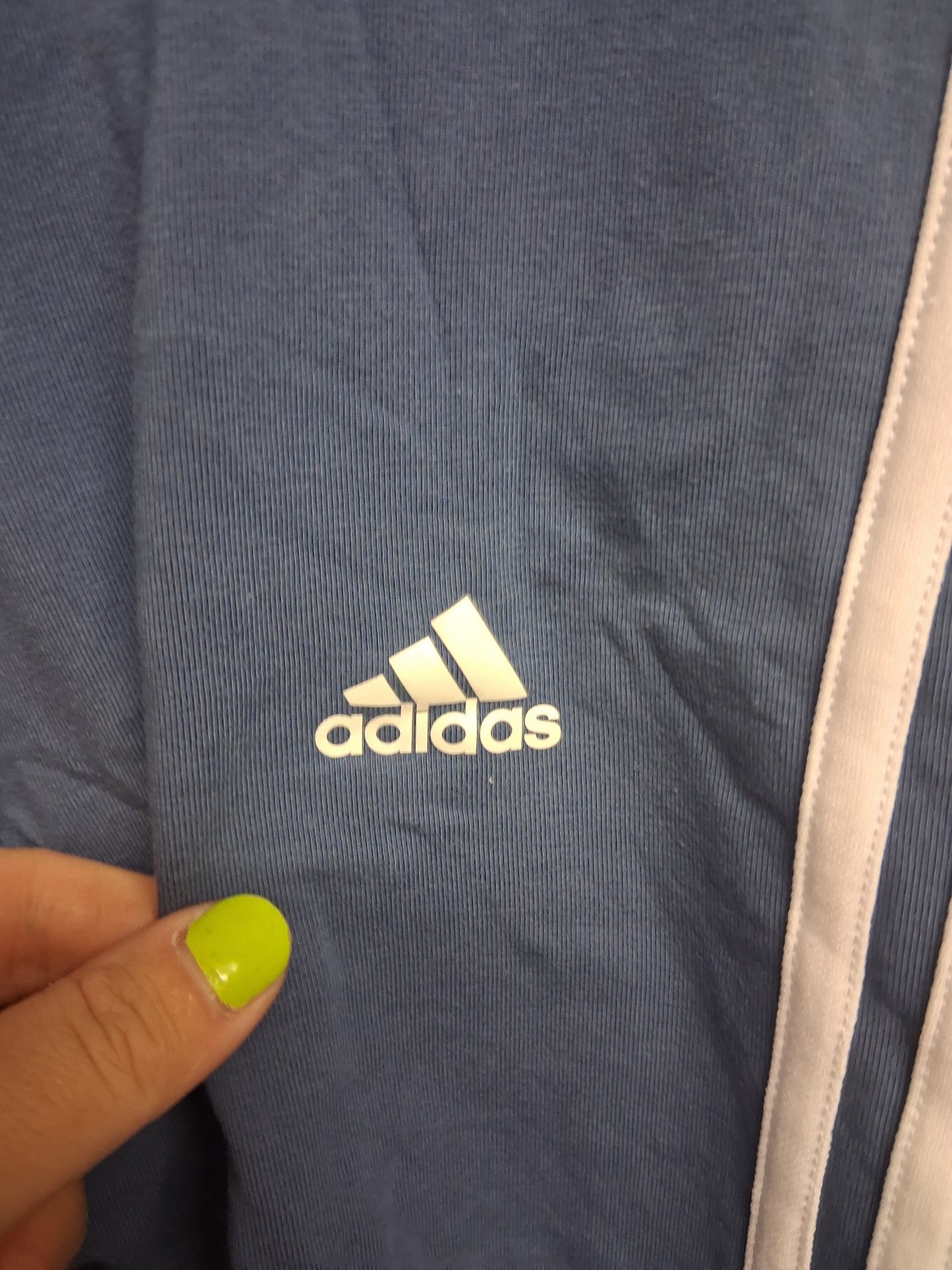 Adidas Blue 3 Stripe Cycle Legging Shorts Size XS Womens Teens