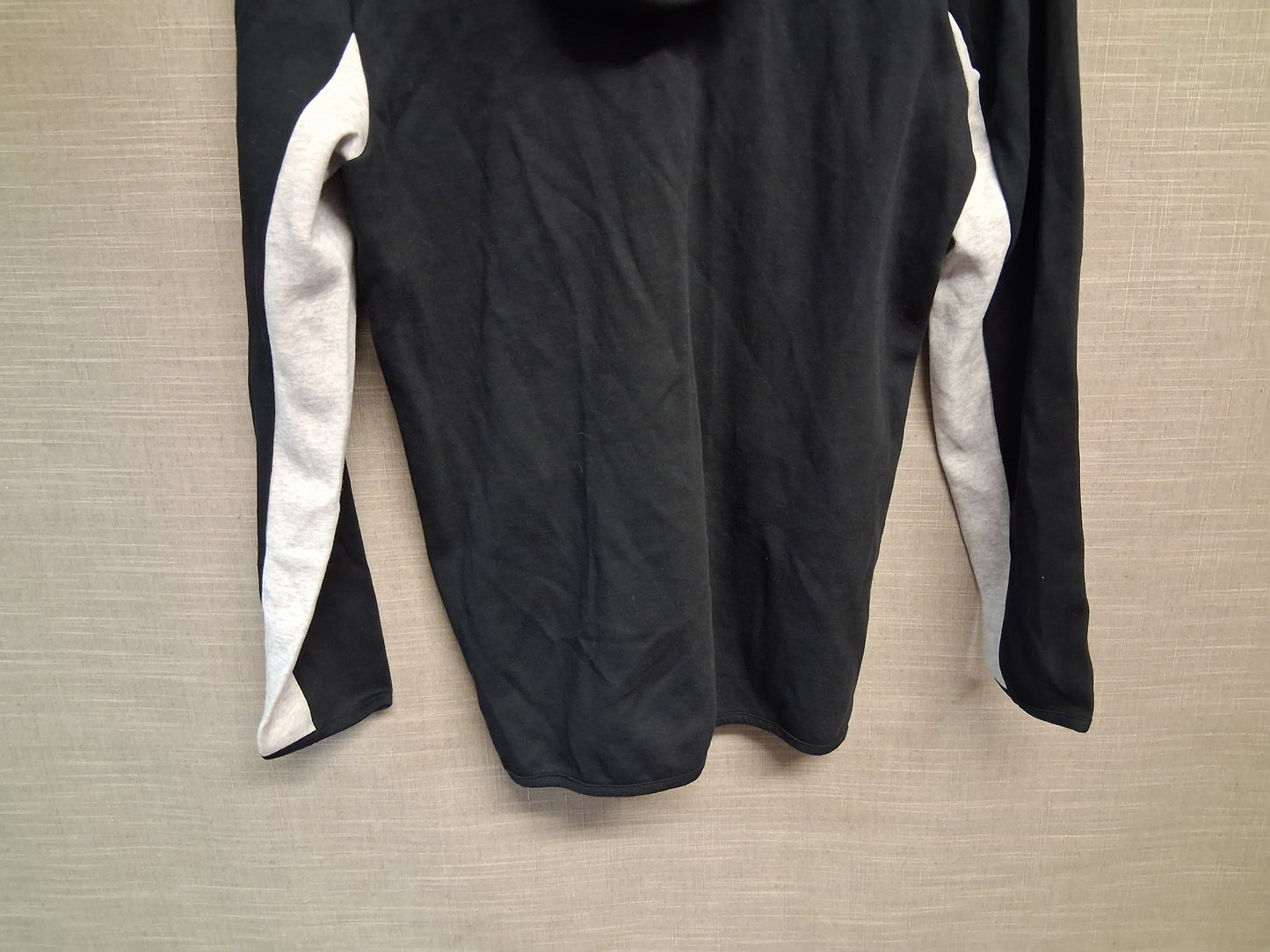 George Boys Hoodie Black 1/4 Zip Age 13-14 Years New