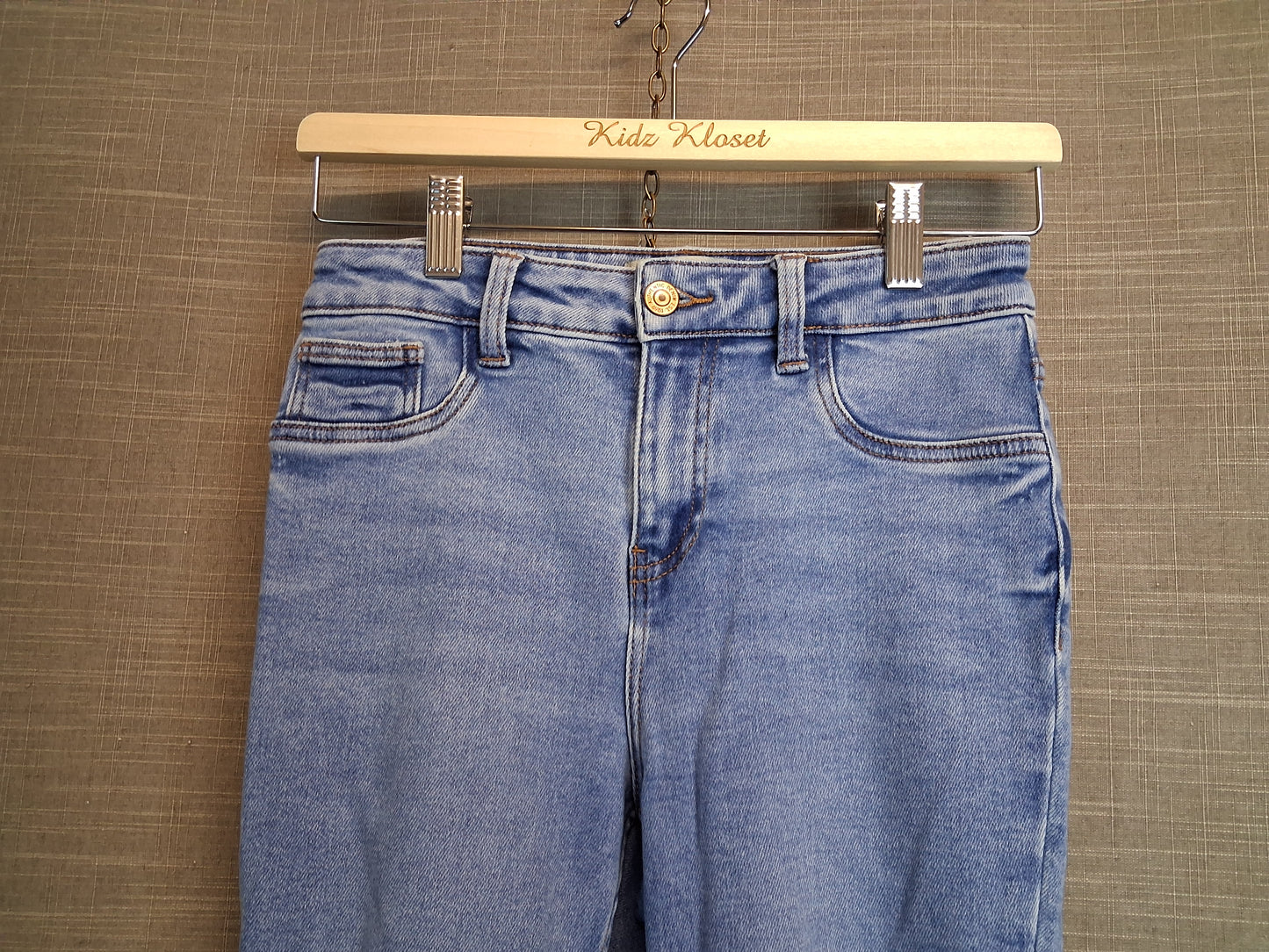 New Look Hallie Distressed Light Blue Denim Jeans Skinny Leg Age 13 Years