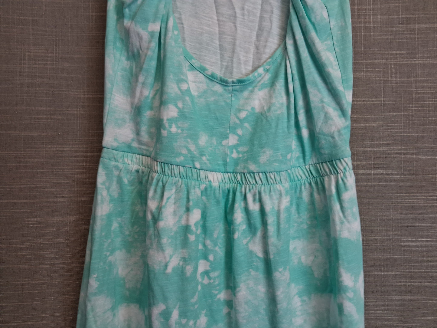 Matalan Girls Jersey Cut Out Back Dress Age 13 Years Blue Tie Dye Age 13 Years