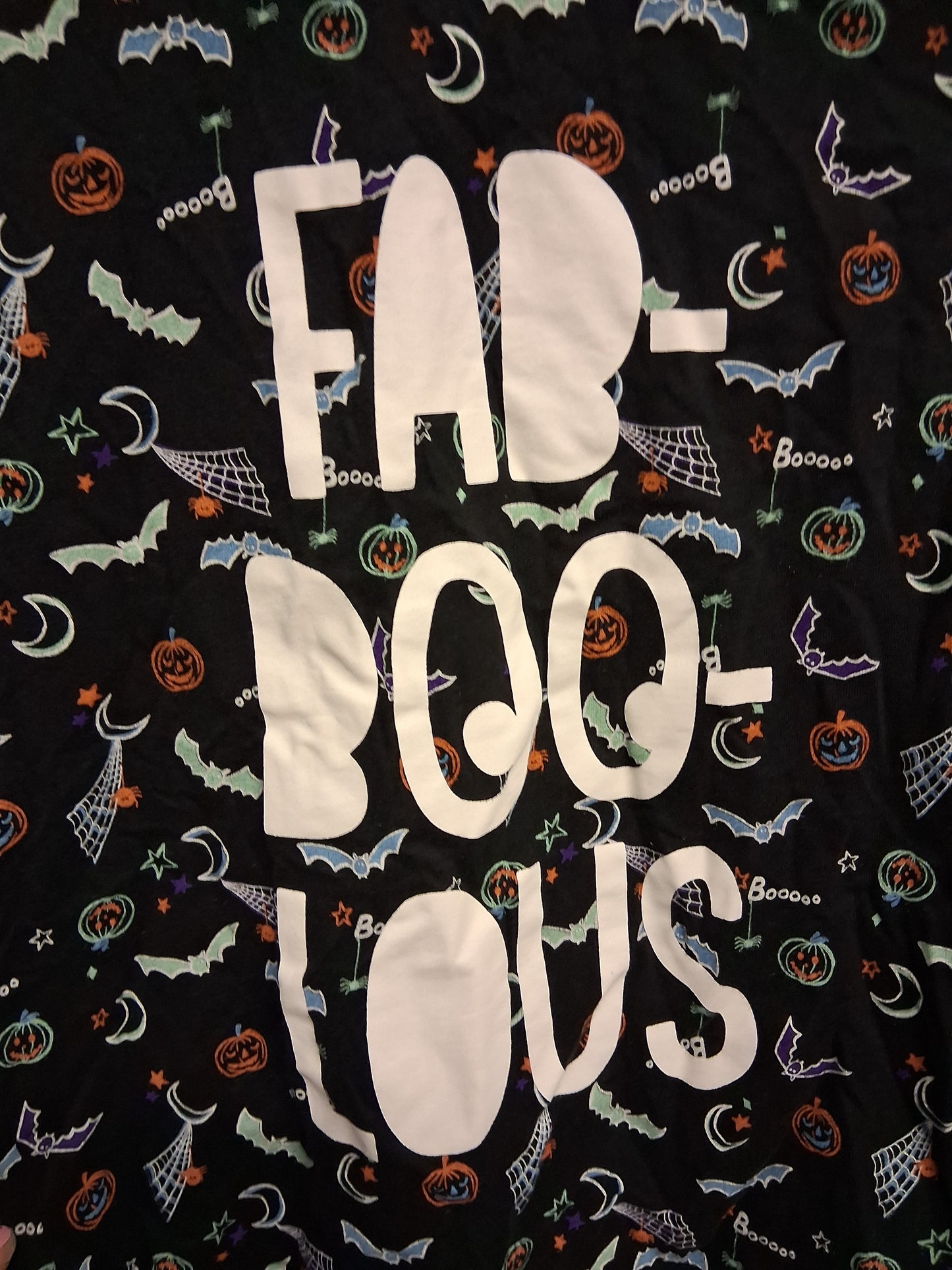 Nutmeg Boys Fab-boo-lous Halloween Theme Longs Sleeve T-Shirt Age 11-12 Years
