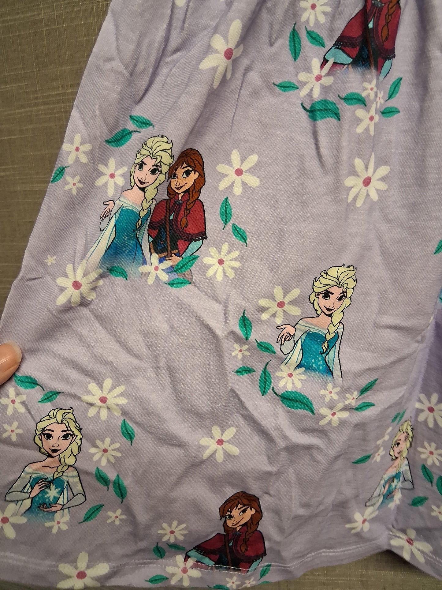 Marks & Spencer Frozen Lilac T-Shirt Dress Age 7-8 Years New