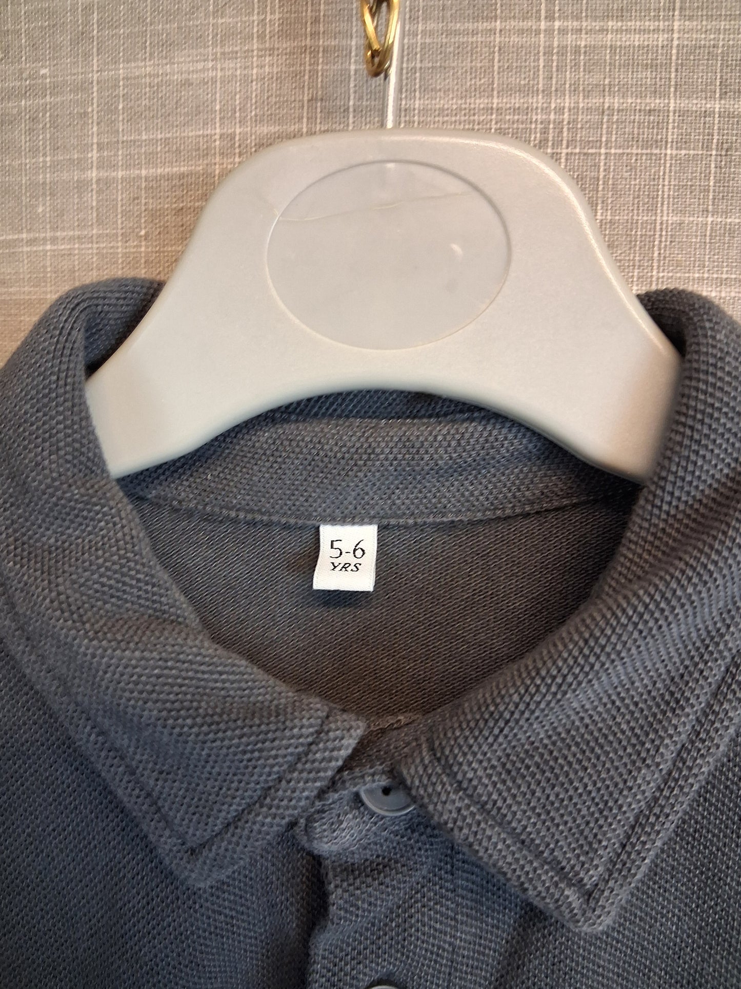 Marks and Spencer Grey Long Sleeve Jersey Shirt Age 5-6 Years