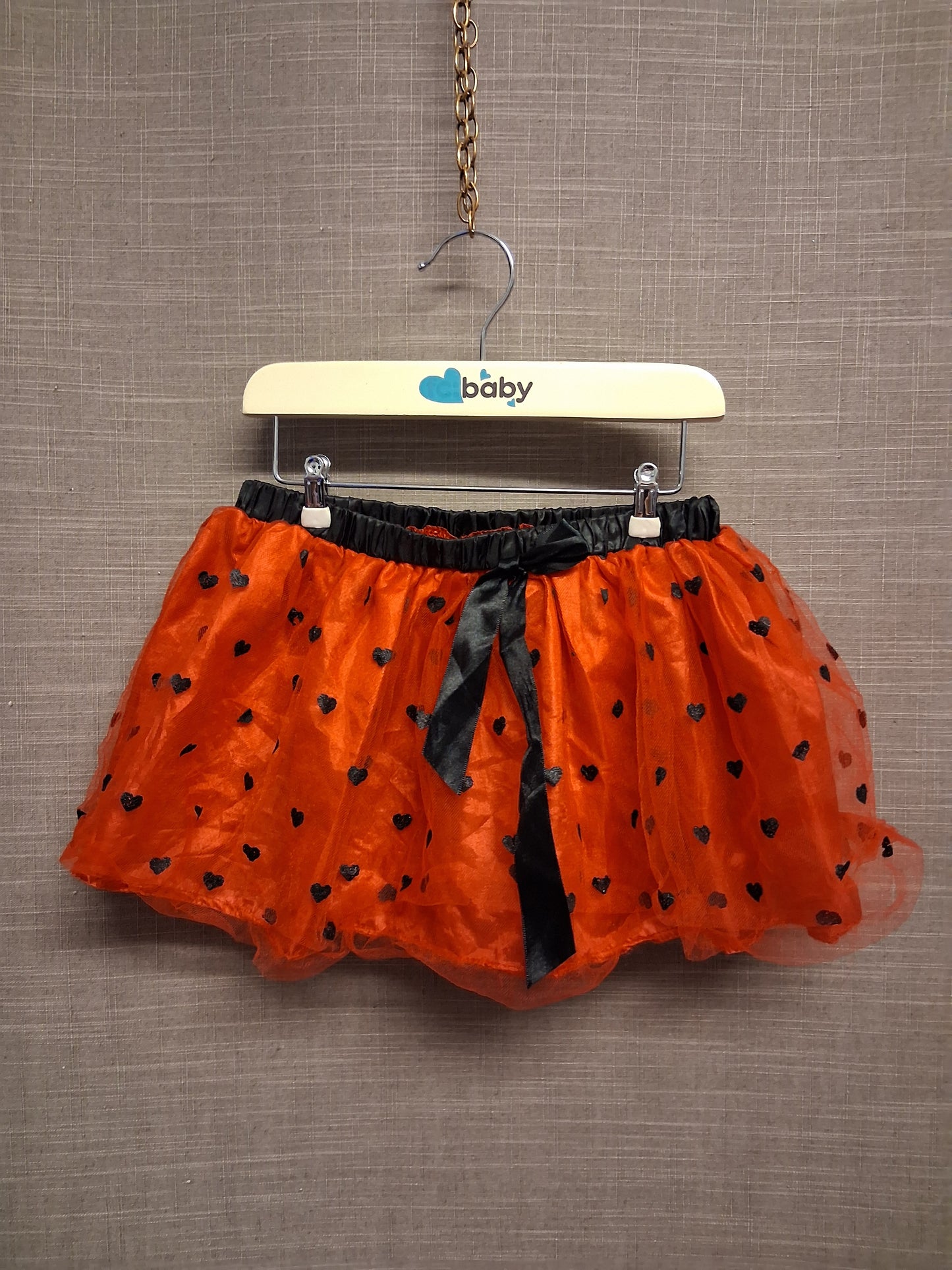 Claire's Accessories Red Love Heart Tutu Skirt Age 2-4 Years