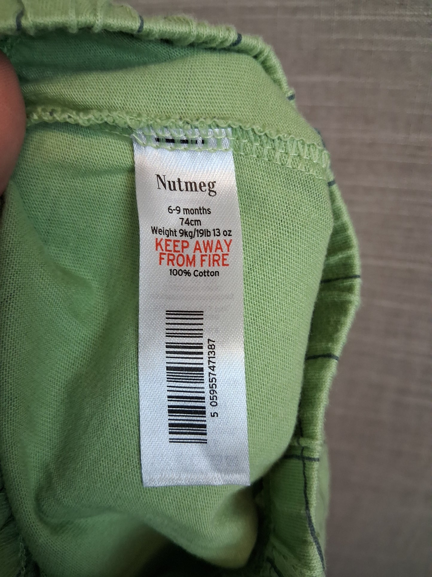 Nutmeg Boys 2 Piece Outfit Shorts And T-Shirt Age 6-9 Months