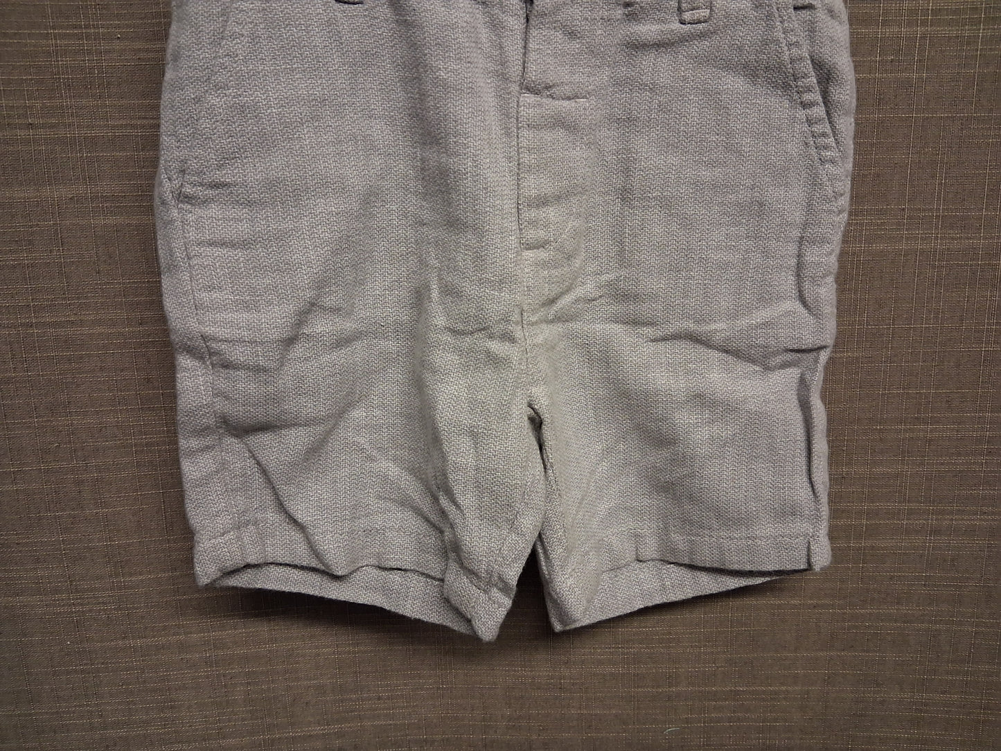 Next Boys Grey Chino Shorts Adjustable Waist Age 18-24 Months