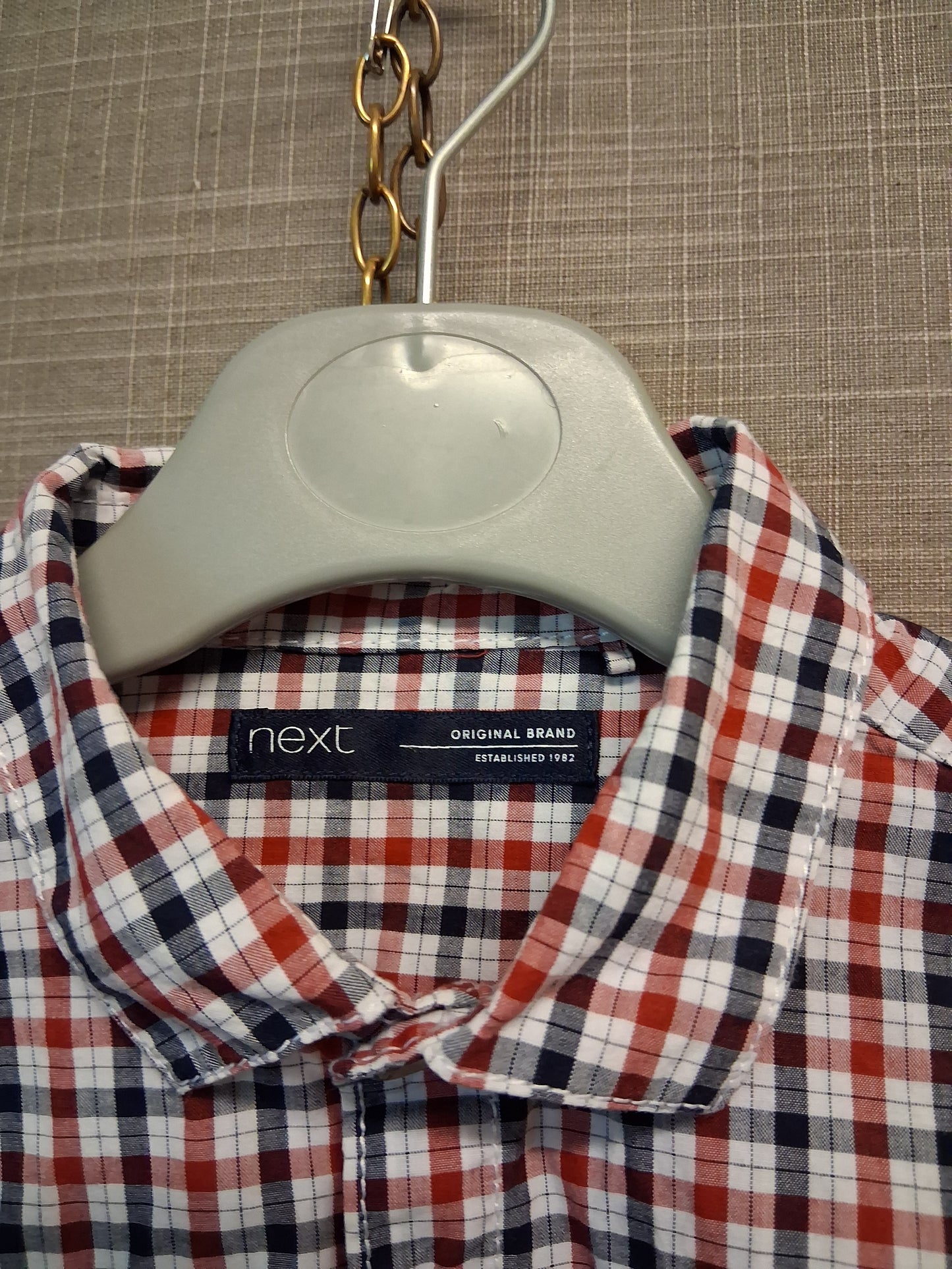 Next Boys Long Sleeve Check Shirt Age 5-6 Years