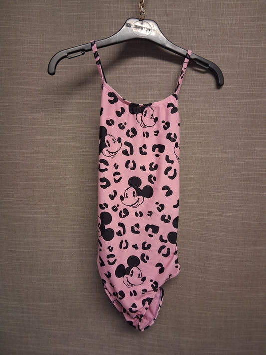 Primark Disney Pink Mickey Mouse Swimsuit One Piece Age 9-10 Years