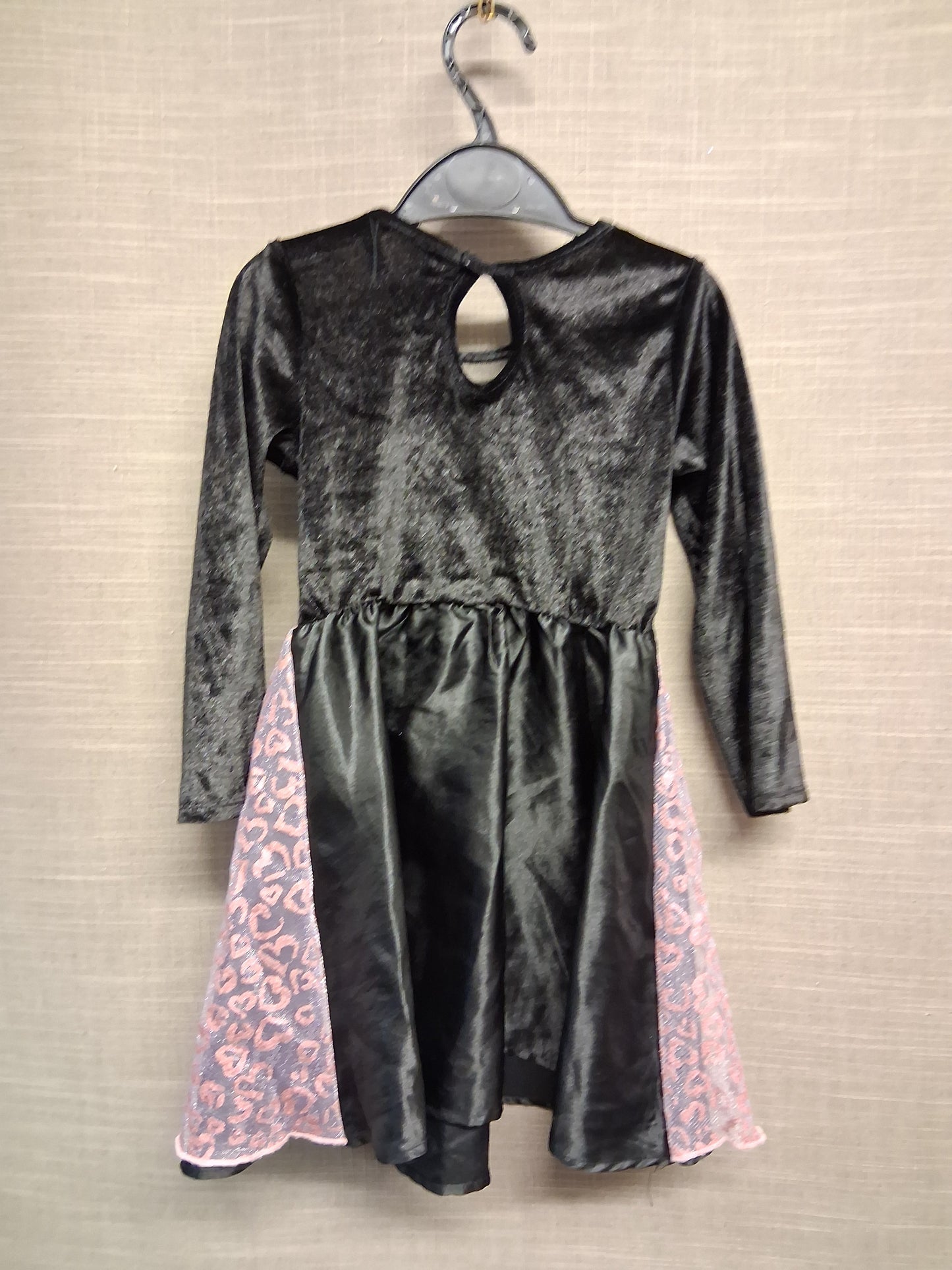 Morrisons Girls Halloween Cat Theme Dress Age 3-4 Years