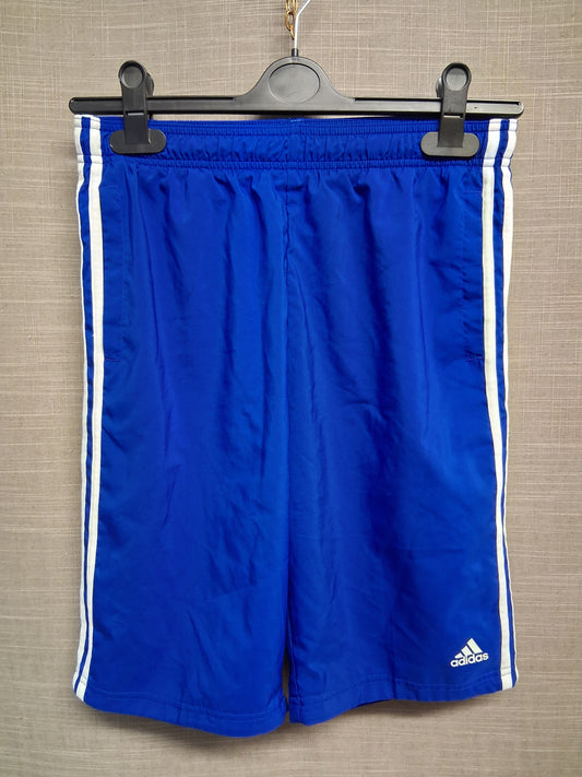 Adidas Boys Blue Shorts Age 13-14 Years