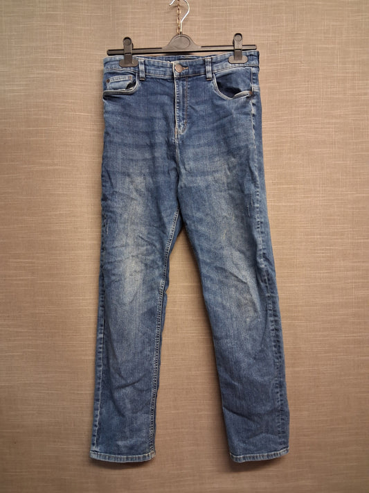 Next Blue Denim Jeans Loose Fit Age 15 Years