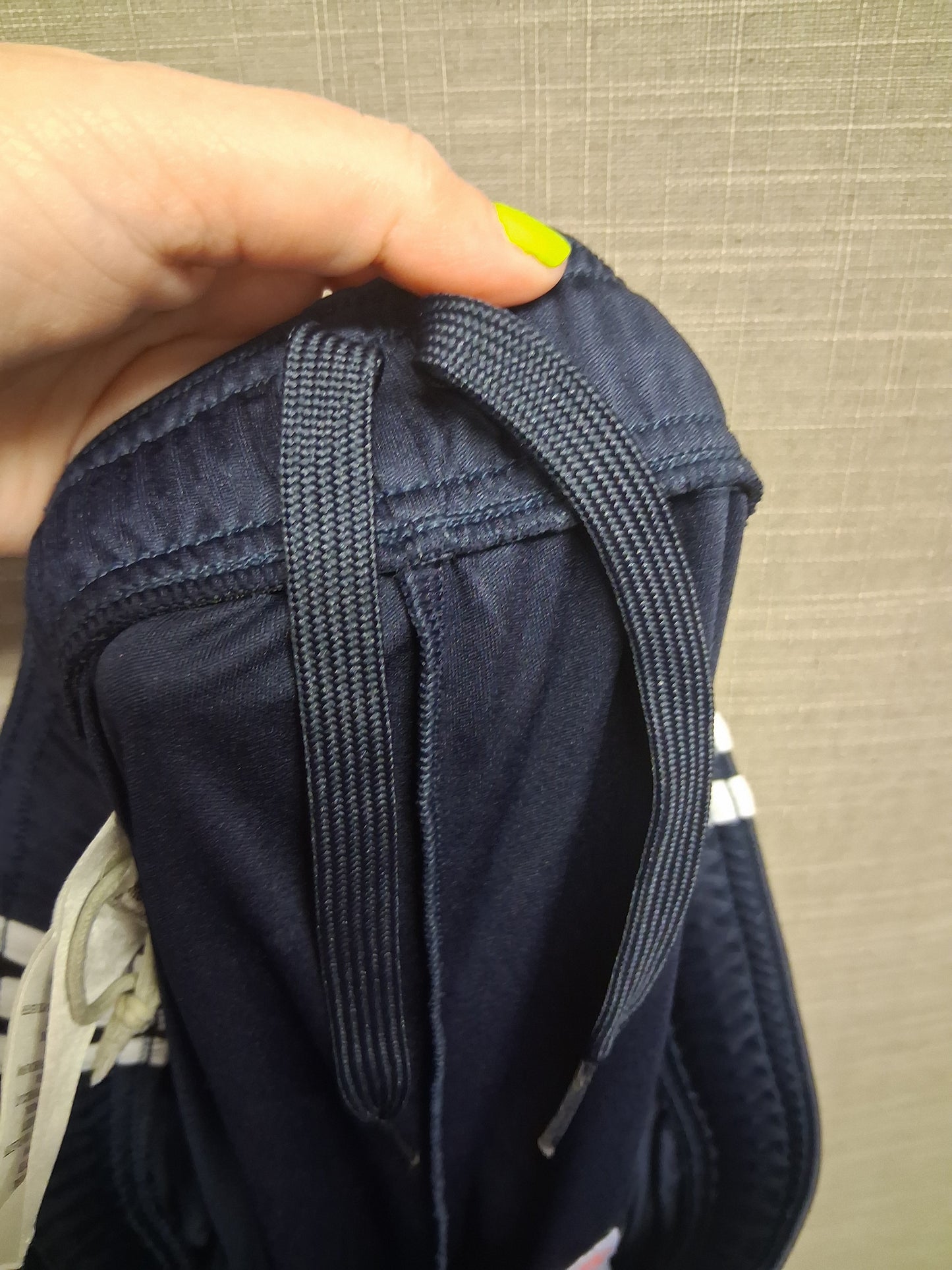 Adidas Boys Navy Blue Satin Shorts Age 13-14 Years