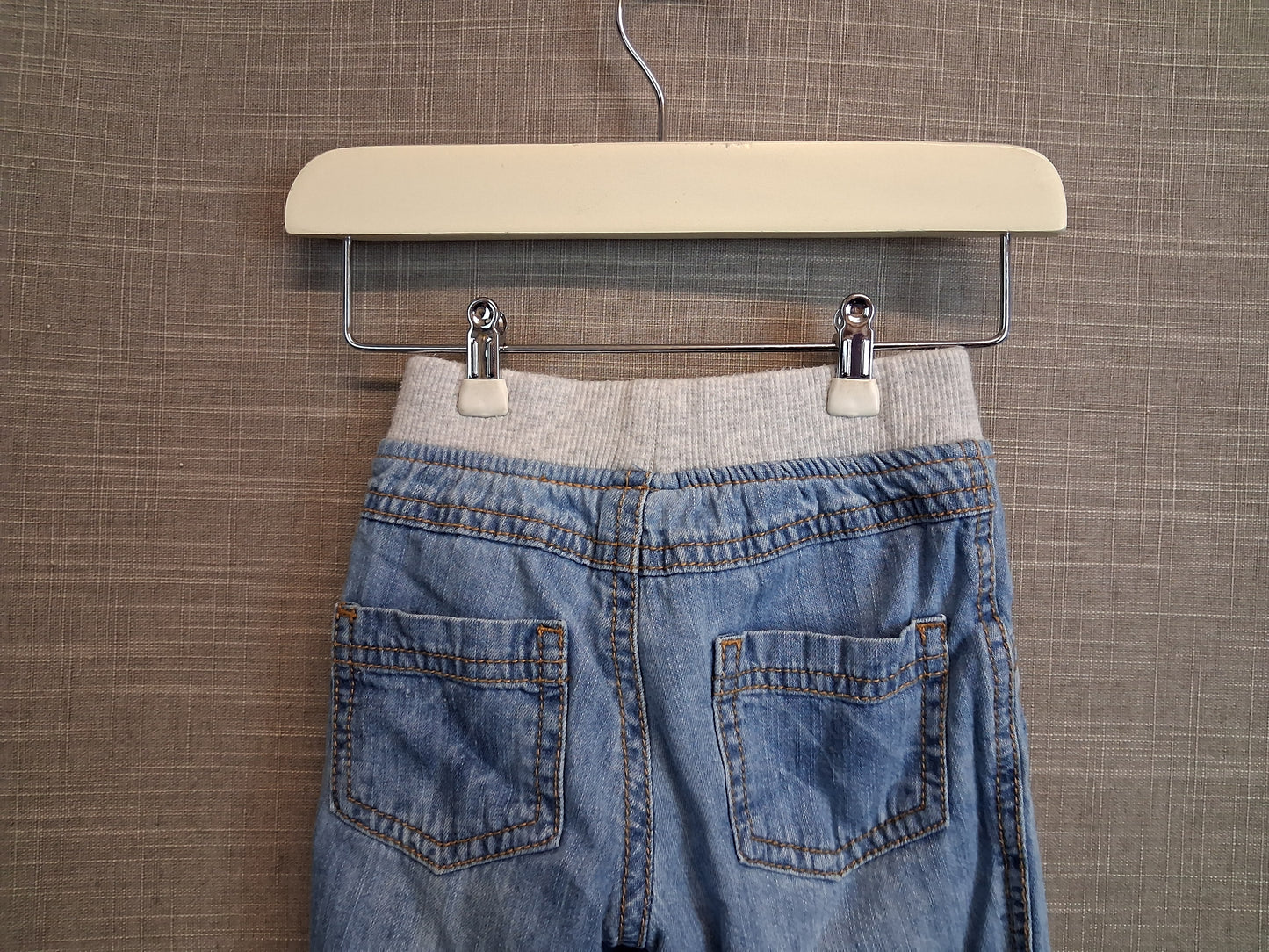 Next Boys Blue Denim Jeans Lined Age 0-3 Months