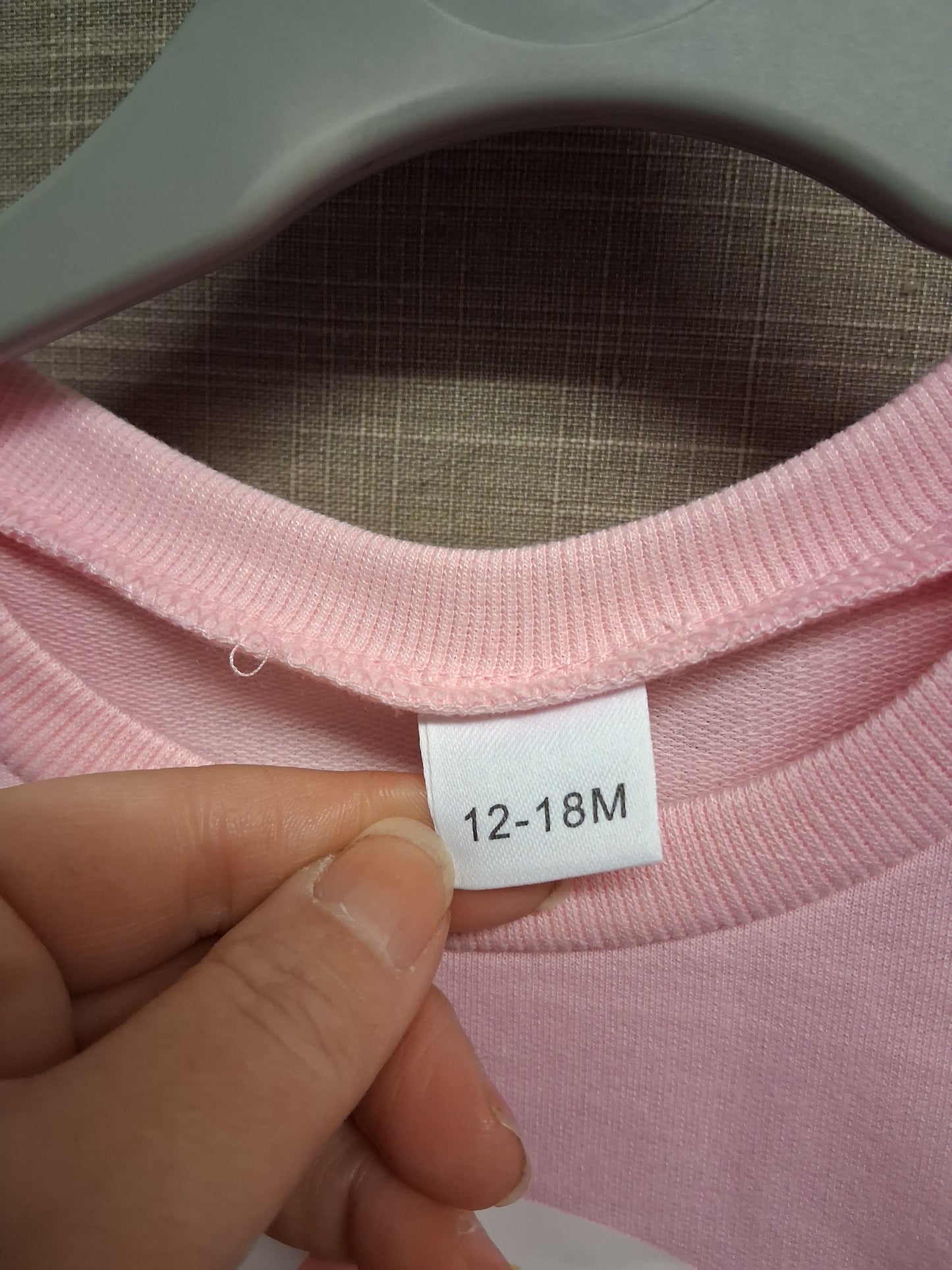 Shein Girls First Birthday Pink Sweater Jumper Age 12-18 Months