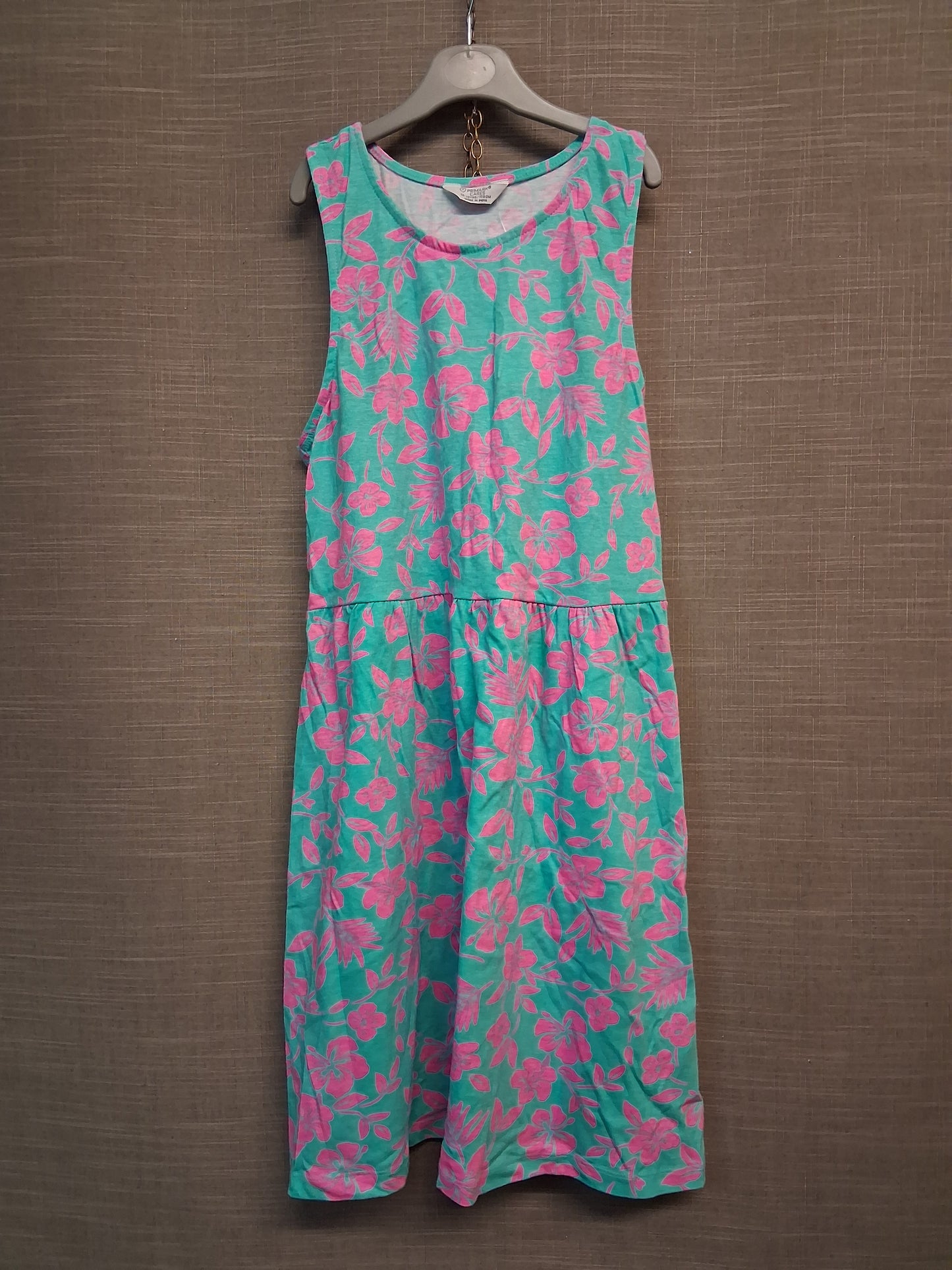 Primark Girls Sundress Blue Floral Sleeveless Age 12-13 Years New