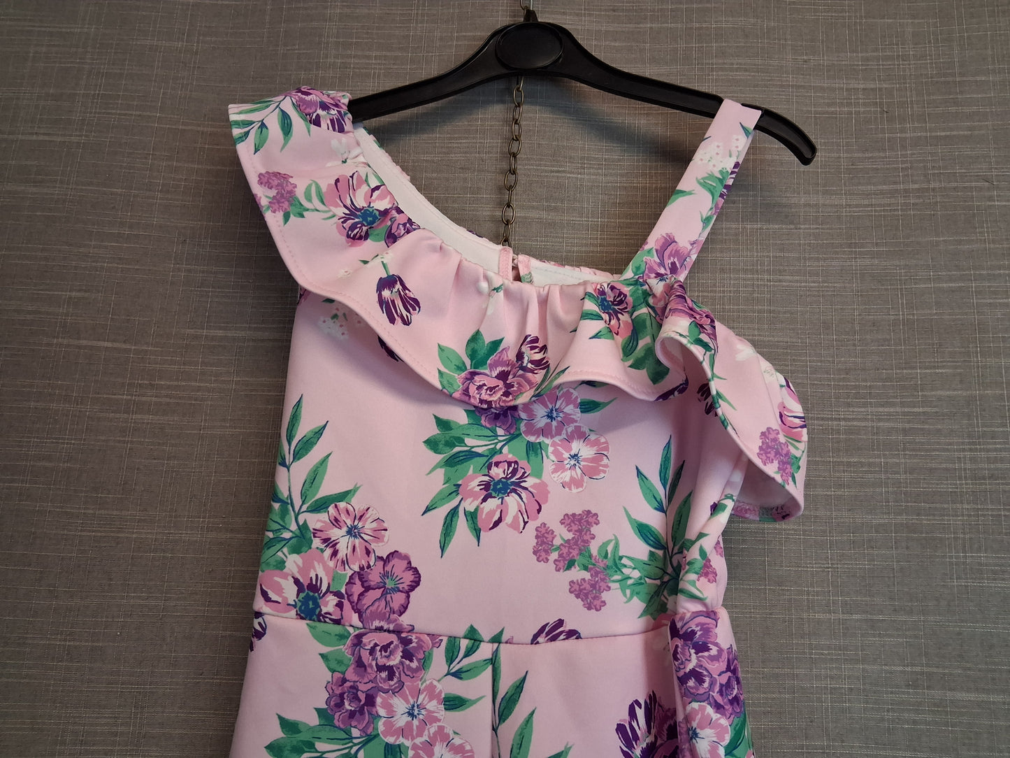 George Girls Pink Floral Jumpsuit Age 9-10 Years New