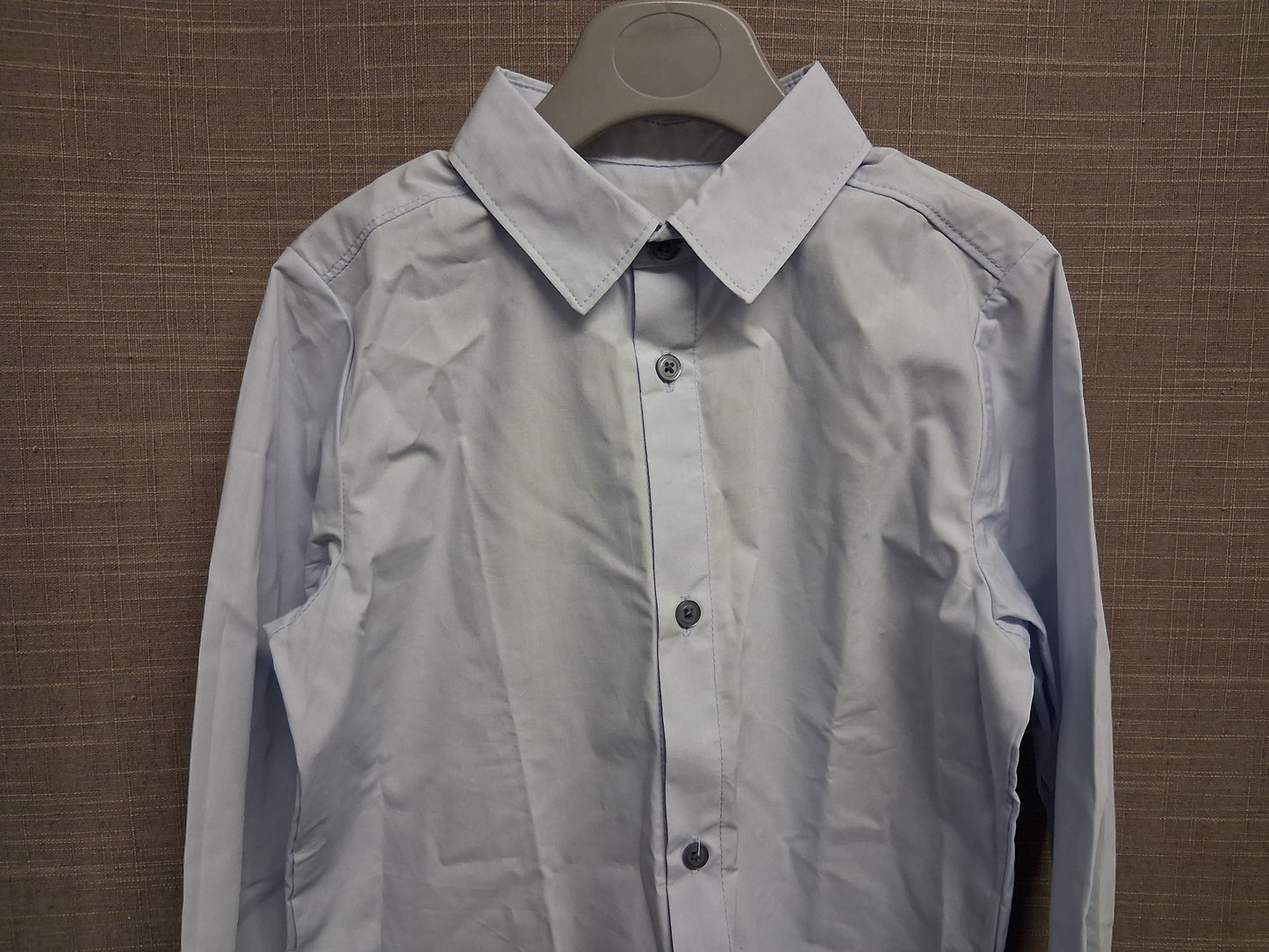 Matalan Boys Light Blue Smart Long Sleeve Shirt Age 5-6 Years